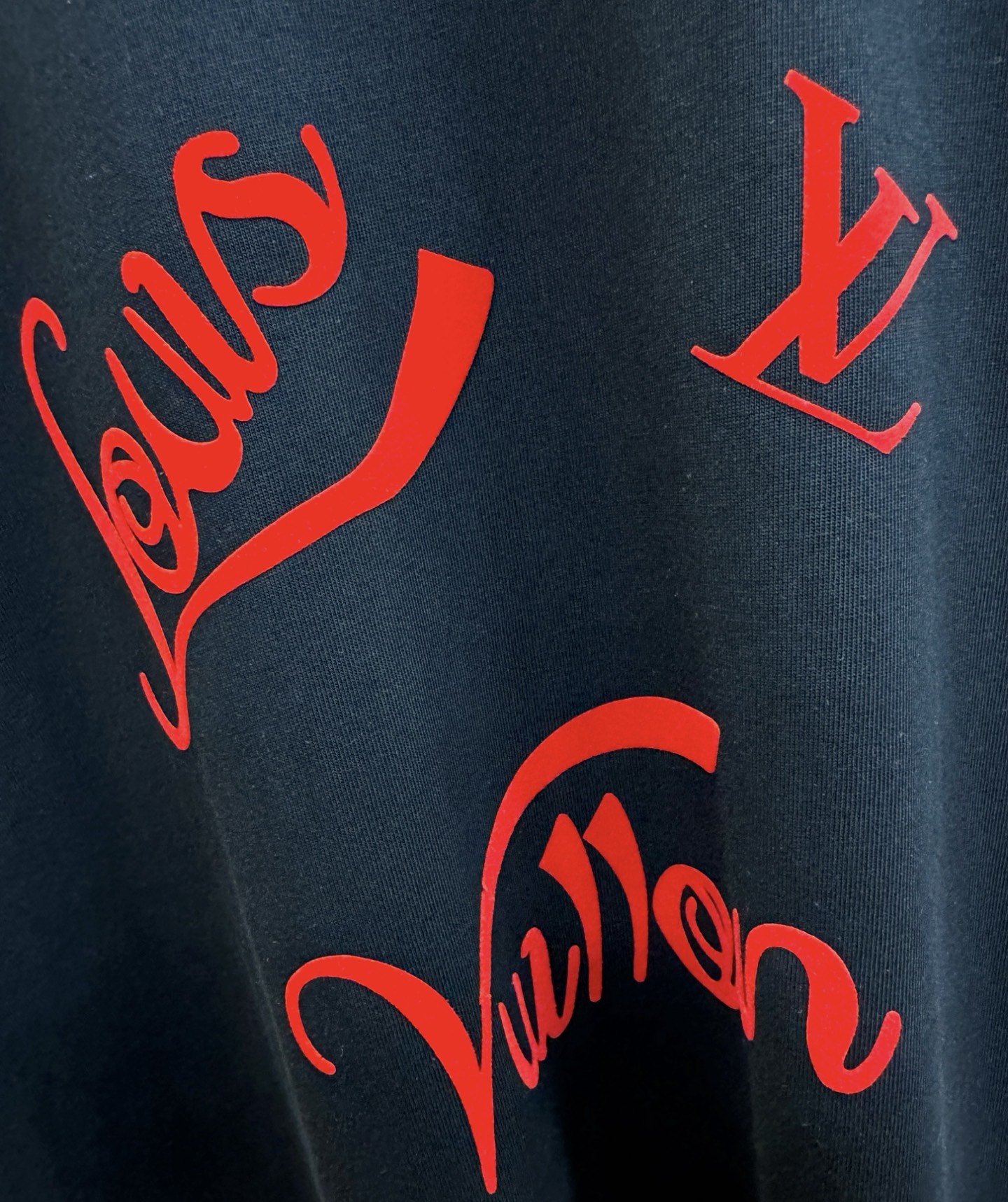 LV 2026新款短袖T恤！走秀图案时尚休闲短袖T恤衫！设计logo设计！极具设计精选客供面料，手感柔软