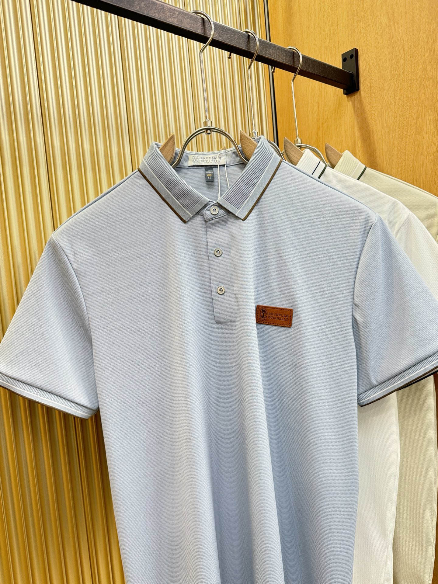 BC布鲁提 2026春夏新款首发专柜最新款翻领短袖，珠地丝光棉面料，高端订制 设计前卫时尚！品牌logo