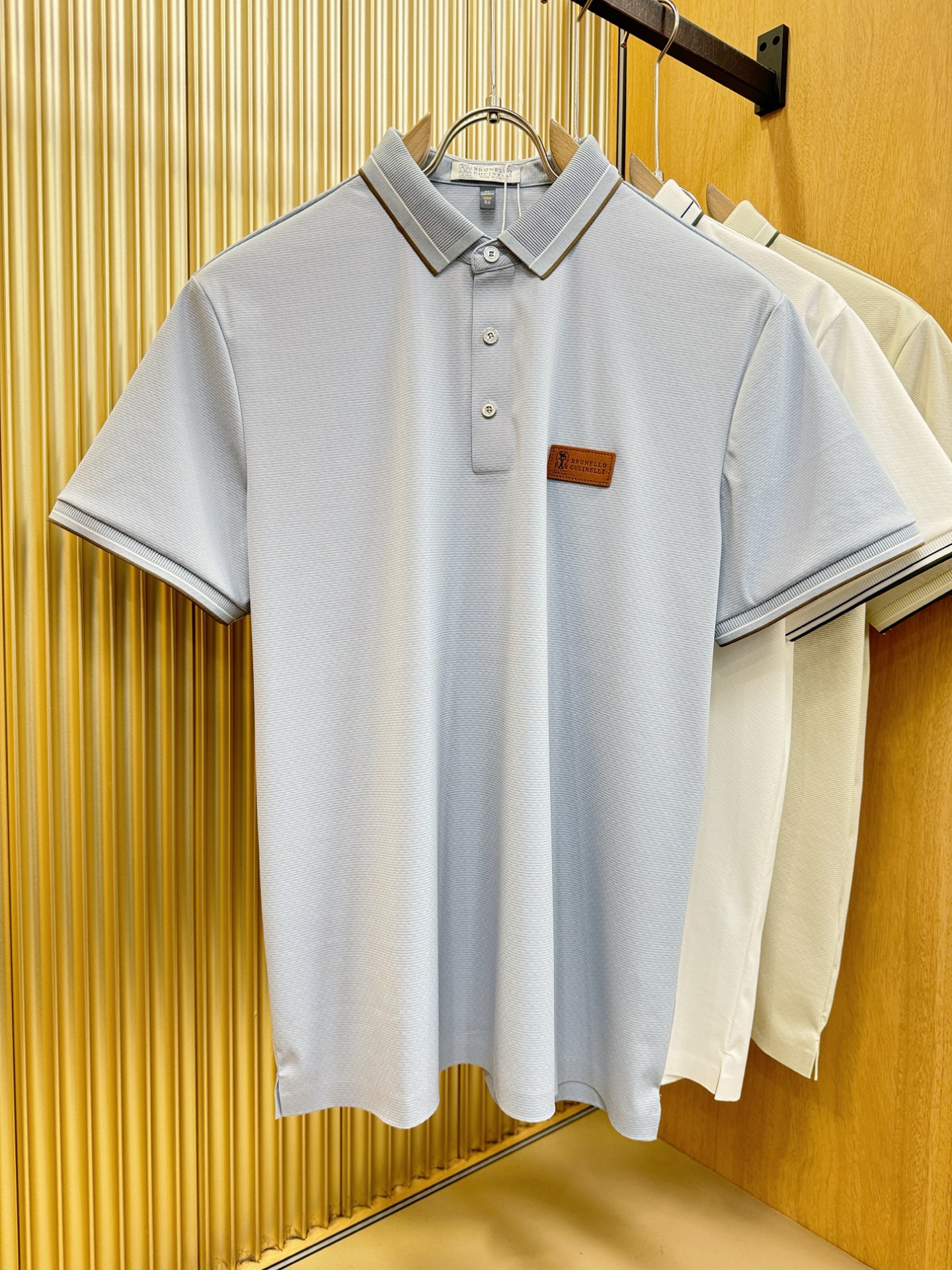 BC布鲁提 2026春夏新款首发专柜最新款翻领短袖，珠地丝光棉面料，高端订制 设计前卫时尚！品牌logo