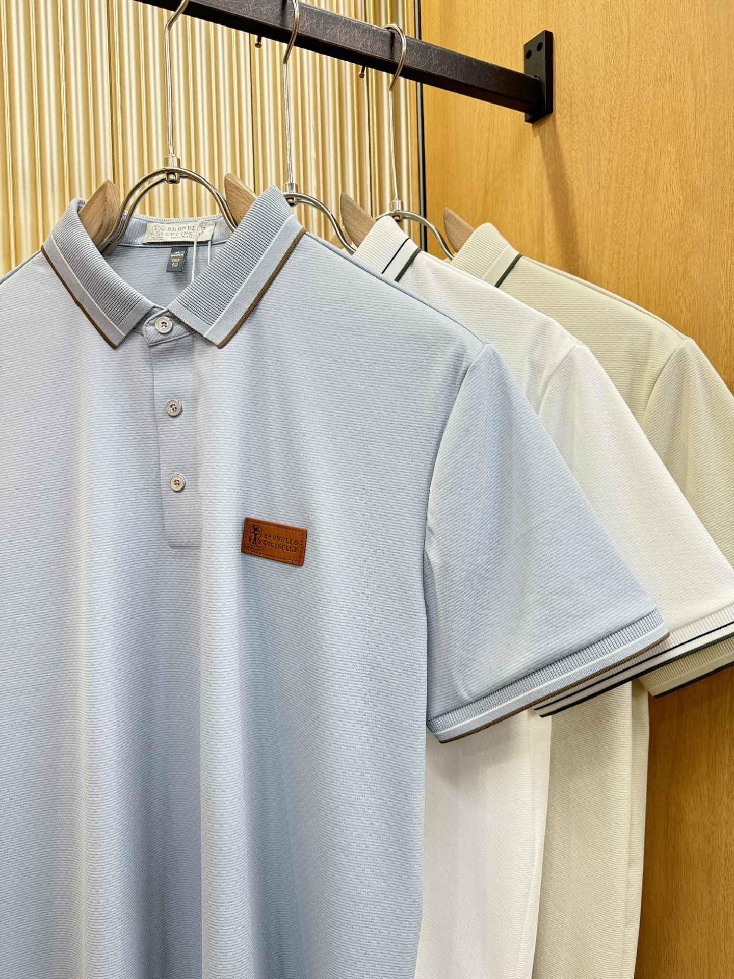 BC布鲁提 2026春夏新款首发专柜最新款翻领短袖，珠地丝光棉面料，高端订制 设计前卫时尚！品牌logo