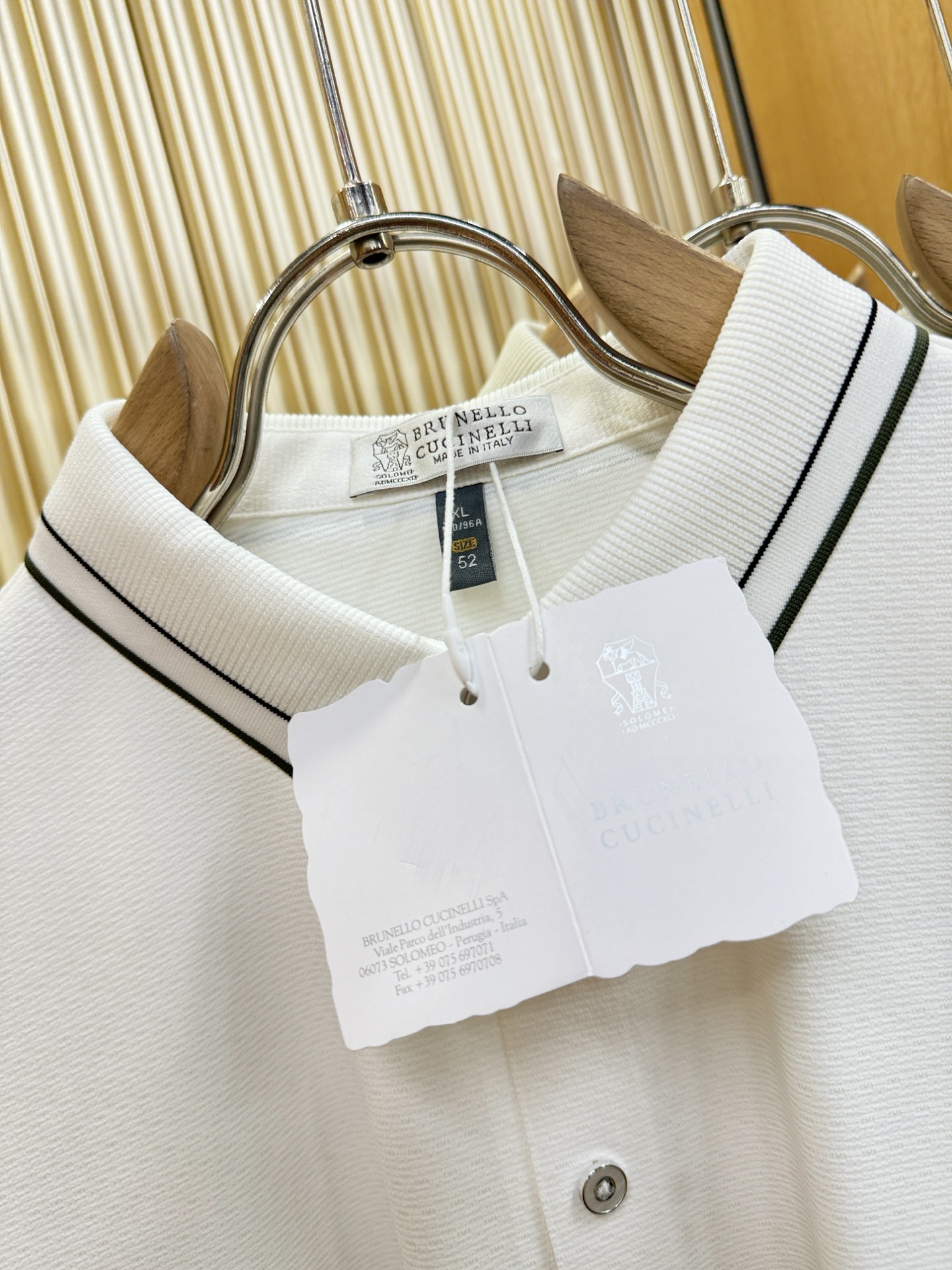 BC布鲁提 2026春夏新款首发专柜最新款翻领短袖，珠地丝光棉面料，高端订制 设计前卫时尚！品牌logo