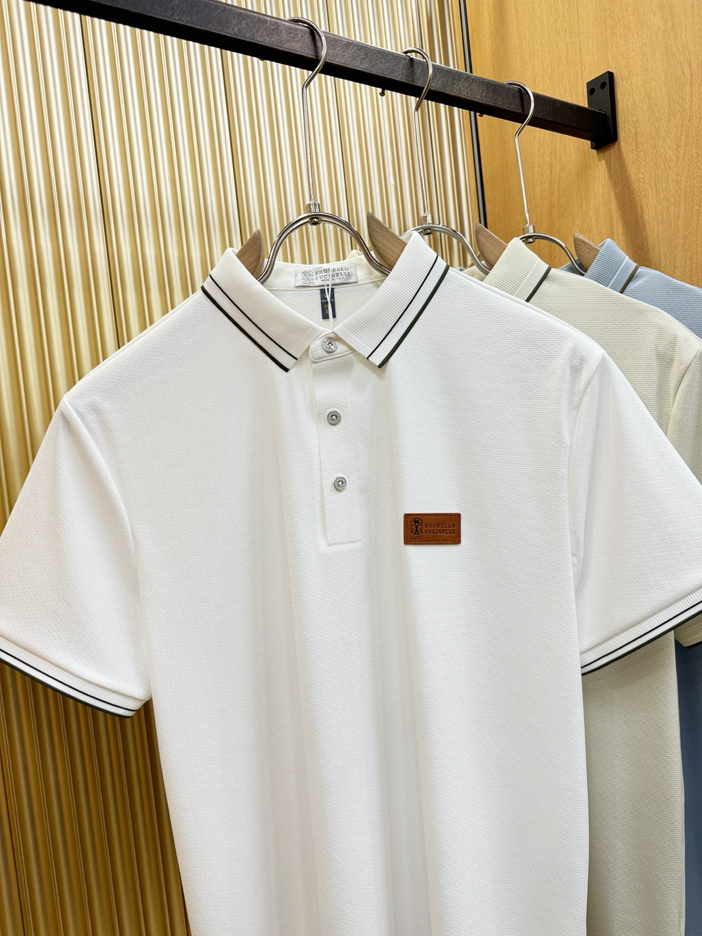 BC布鲁提 2026春夏新款首发专柜最新款翻领短袖，珠地丝光棉面料，高端订制 设计前卫时尚！品牌logo