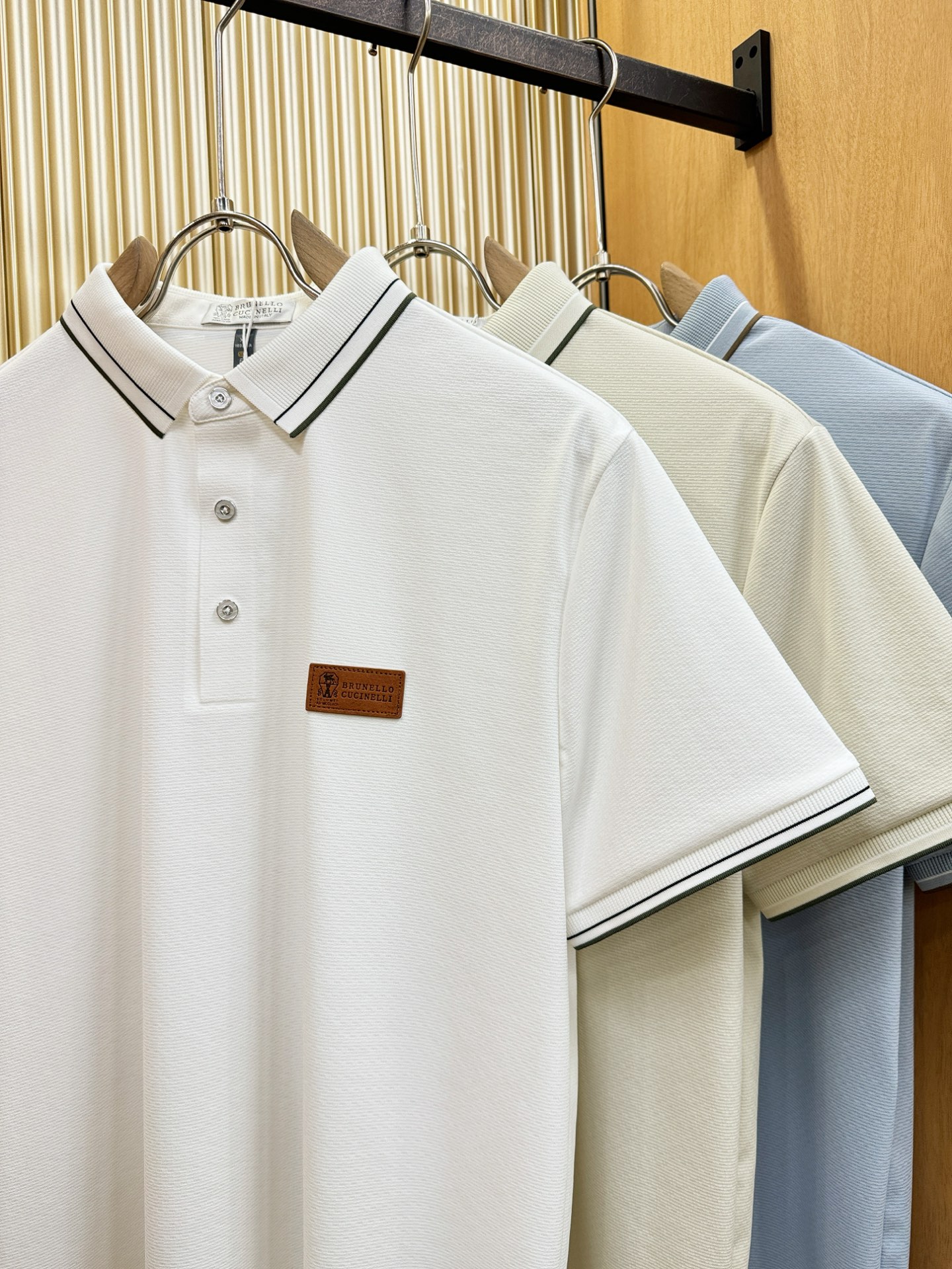 BC布鲁提 2026春夏新款首发专柜最新款翻领短袖，珠地丝光棉面料，高端订制 设计前卫时尚！品牌logo