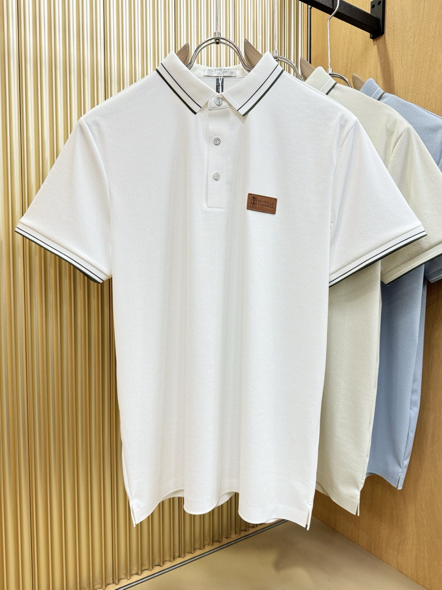 BC布鲁提 2026春夏新款首发专柜最新款翻领短袖，珠地丝光棉面料，高端订制 设计前卫时尚！品牌logo