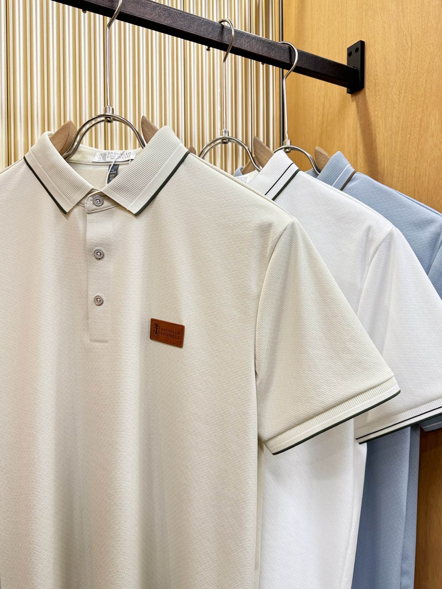 BC布鲁提 2026春夏新款首发专柜最新款翻领短袖，珠地丝光棉面料，高端订制 设计前卫时尚！品牌logo