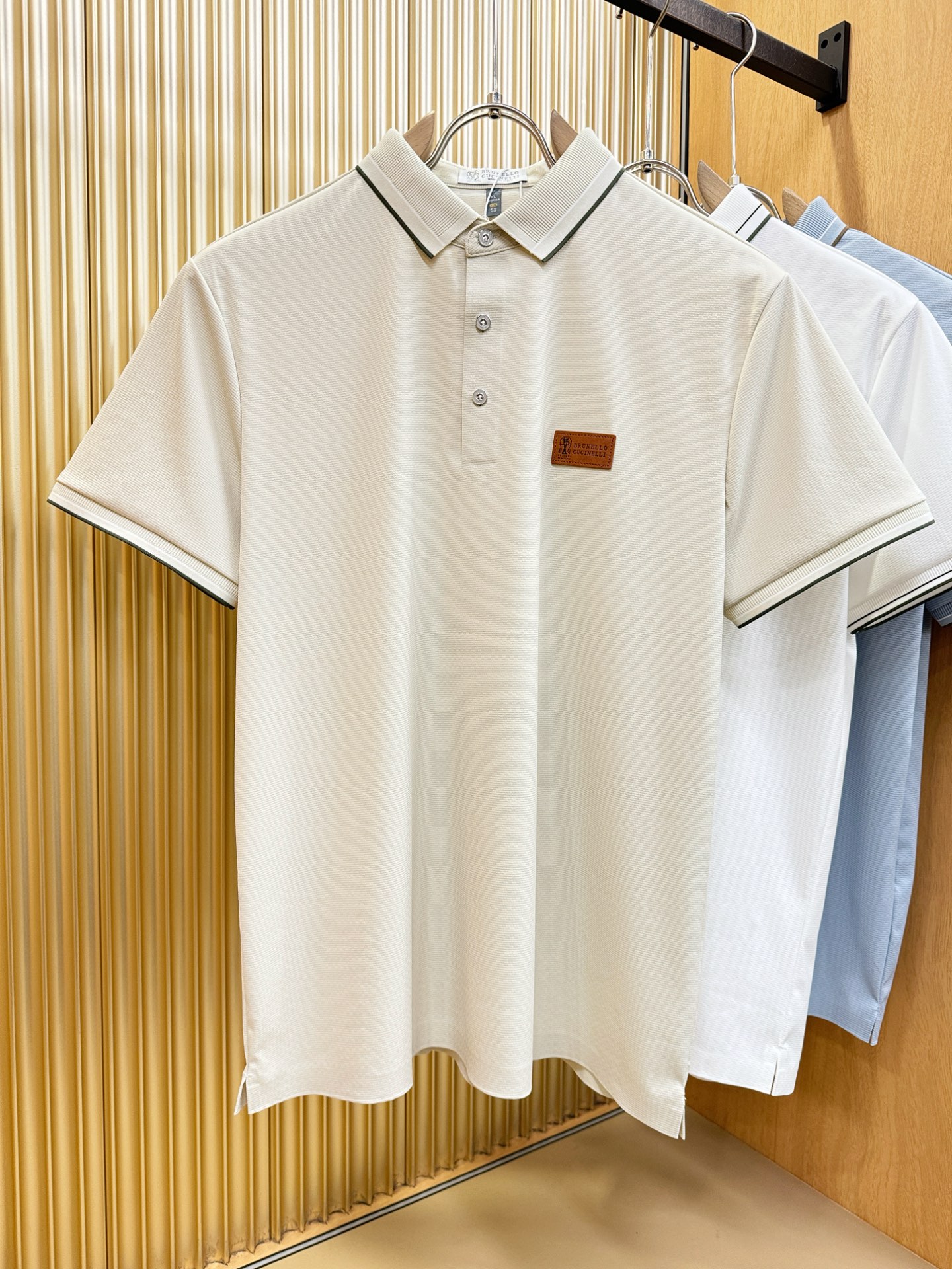 BC布鲁提 2026春夏新款首发专柜最新款翻领短袖，珠地丝光棉面料，高端订制 设计前卫时尚！品牌logo