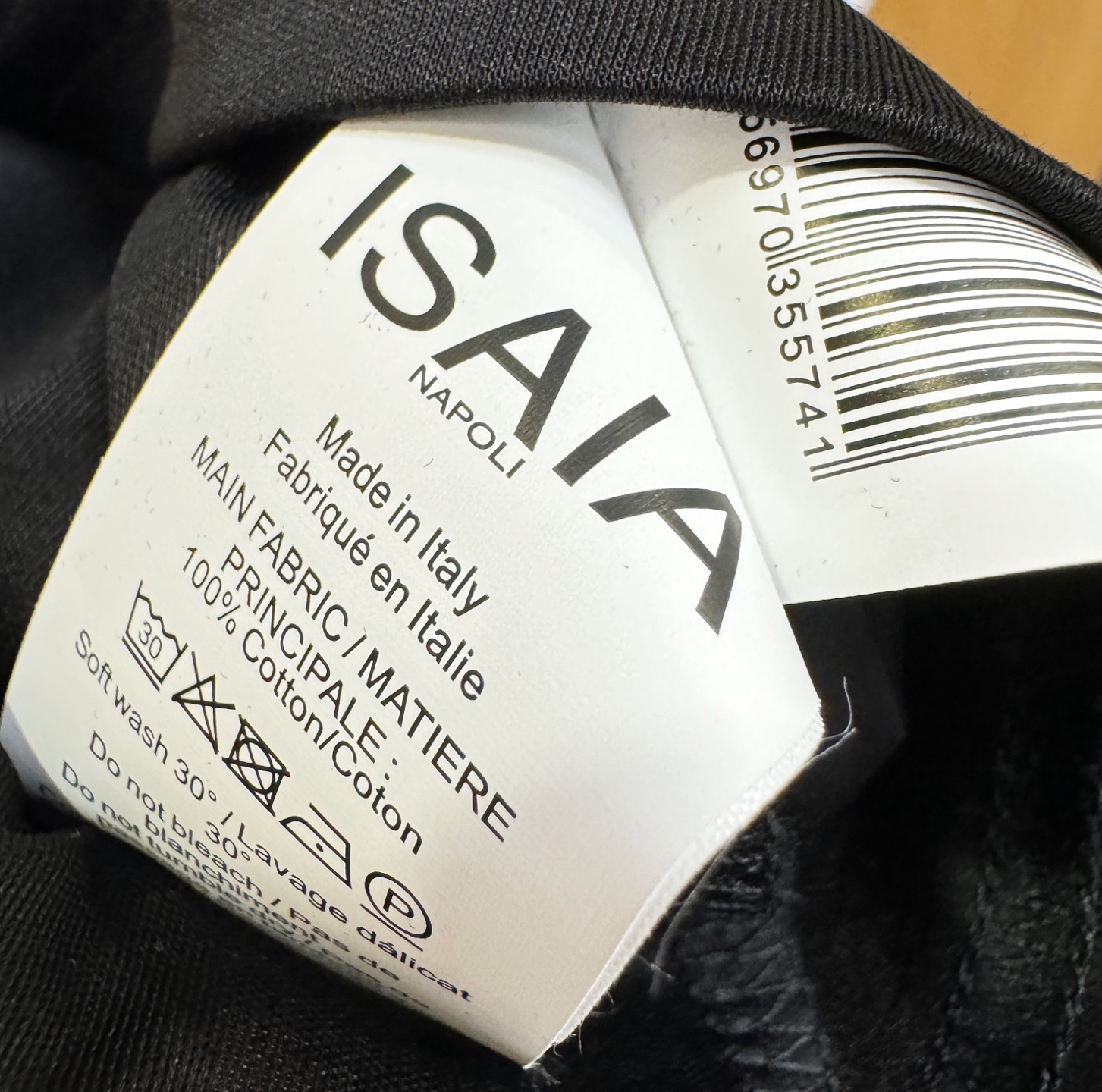 ISAIA 顶级品质 2026新品短袖！原版定制面料，手感柔软。顶级进口私货，时尚设计潮流短袖，不失奢华