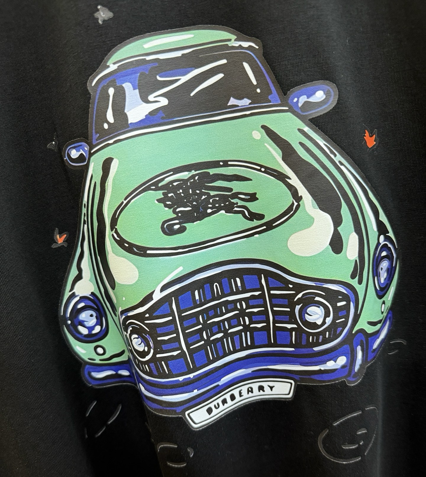 BURBERRY巴宝莉 2026新款短袖T恤！走秀图案时尚休闲短袖T恤衫！设计logo设计！极具设计精选