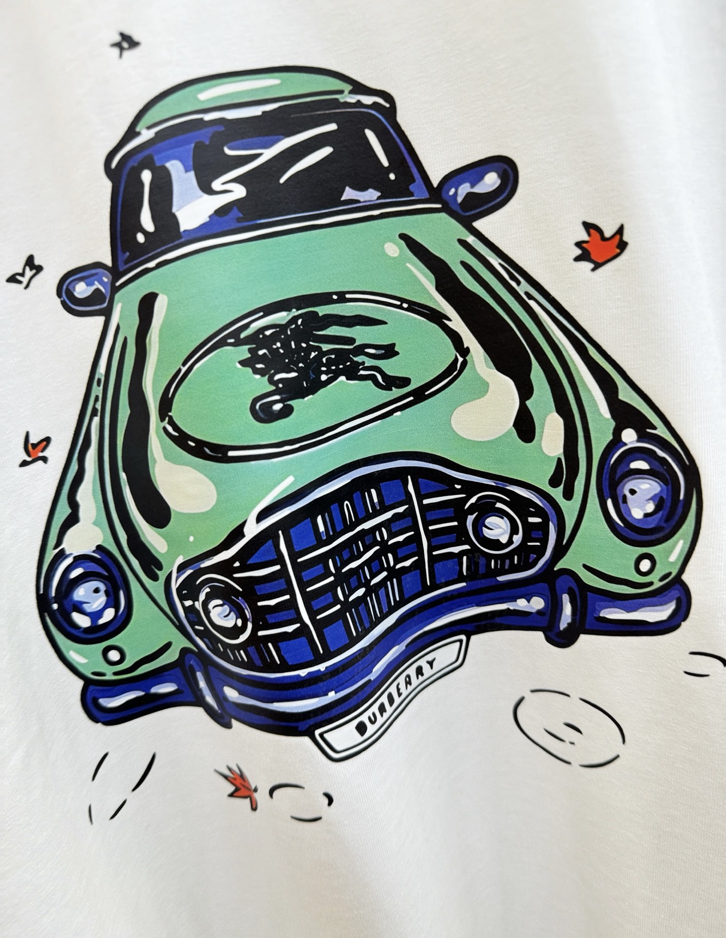 BURBERRY巴宝莉 2026新款短袖T恤！走秀图案时尚休闲短袖T恤衫！设计logo设计！极具设计精选