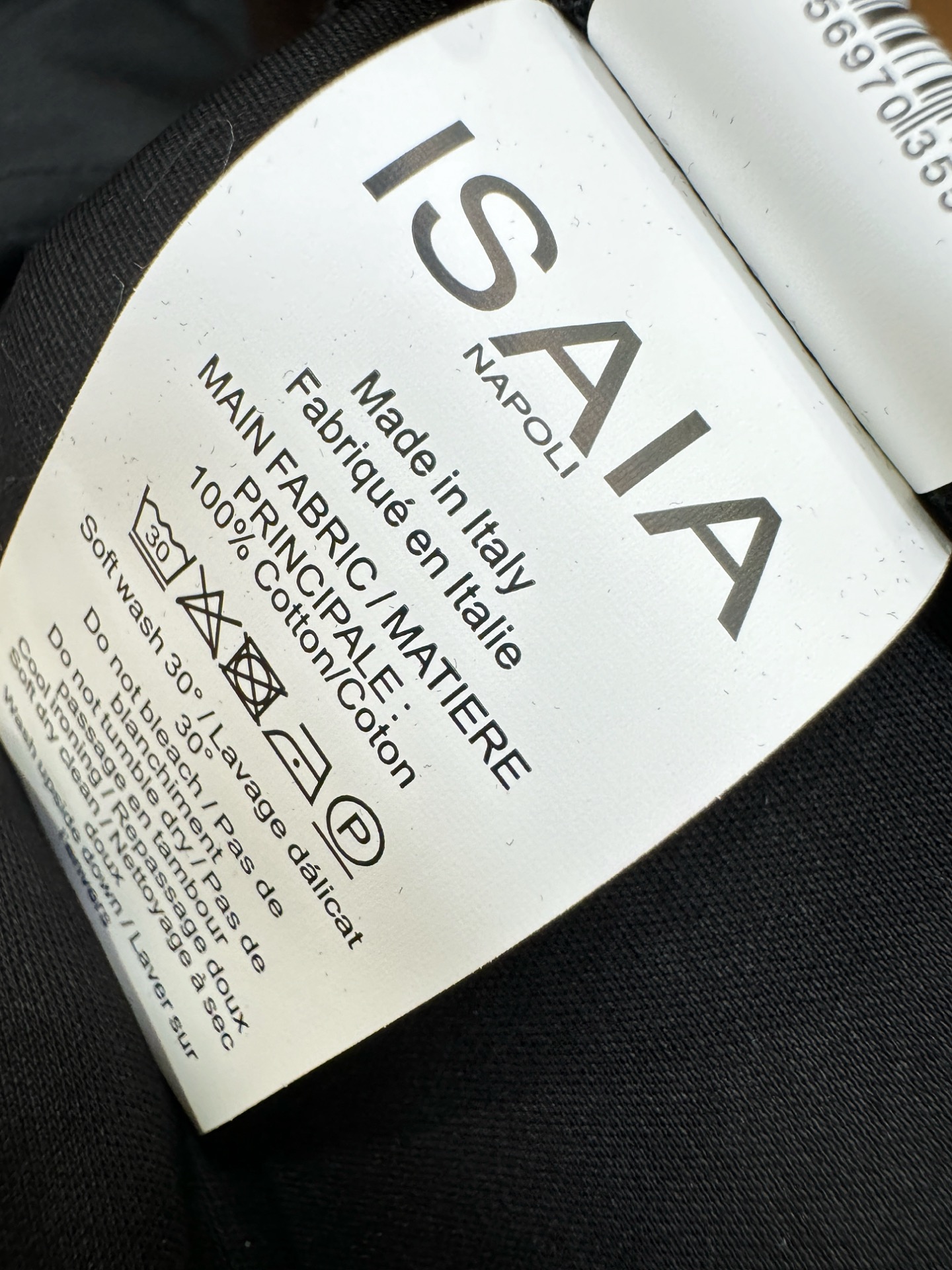 ISAIA 顶级品质 2026新品短袖！原版定制面料，手感柔软。顶级进口私货，时尚设计潮流短袖，不失奢华