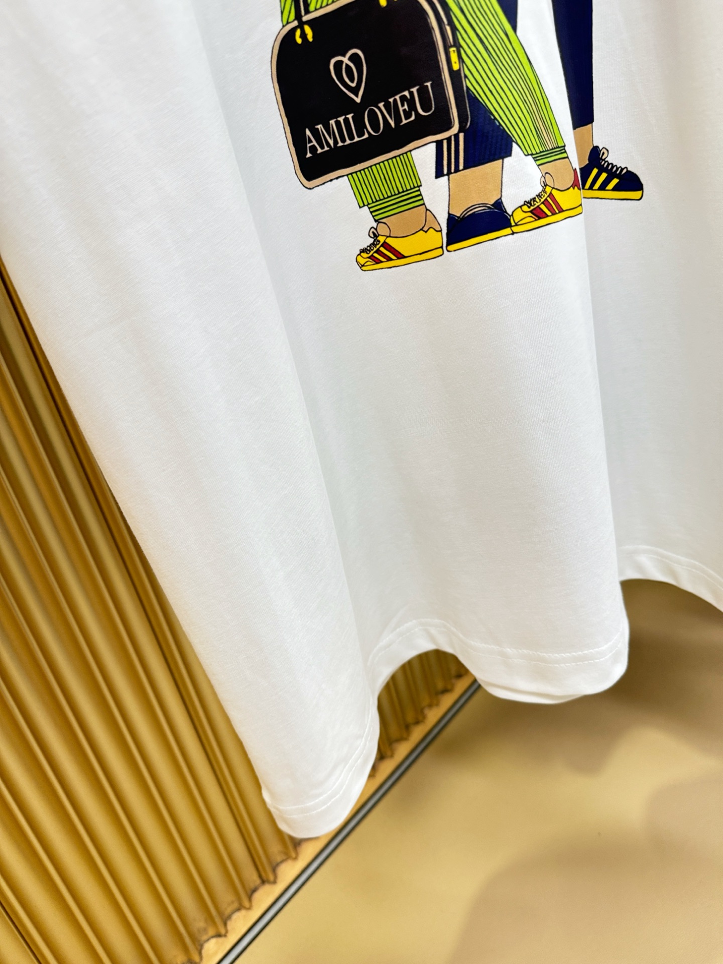 LOEWE罗意威 2026新款短袖T恤！走秀图案时尚休闲短袖T恤衫！设计logo设计！极具设计精选客供面