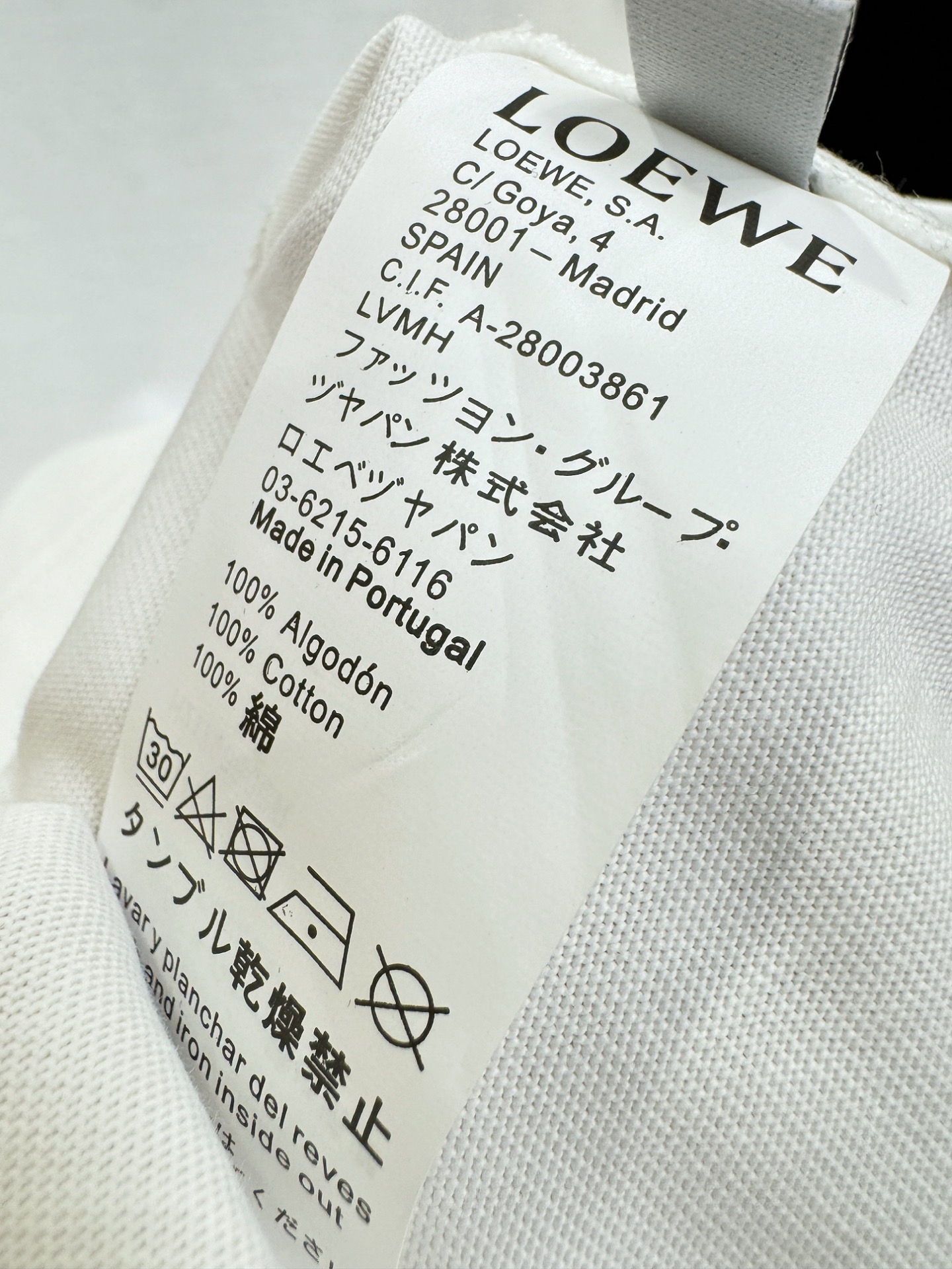 LOEWE罗意威 顶级品质 2026新品短袖！原版定制面料，手感柔软。顶级进口私货，时尚设计潮流短袖，不