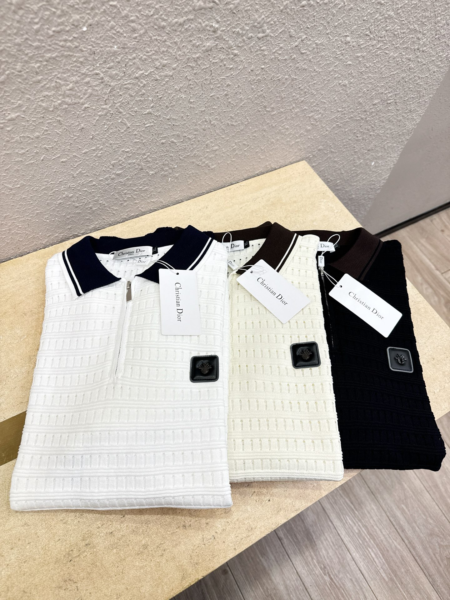 Dior迪奥 2026春夏新品针织短袖，进口针织面料，手感柔软。顶级进口私货，时尚设计潮流短袖针织衫，不
