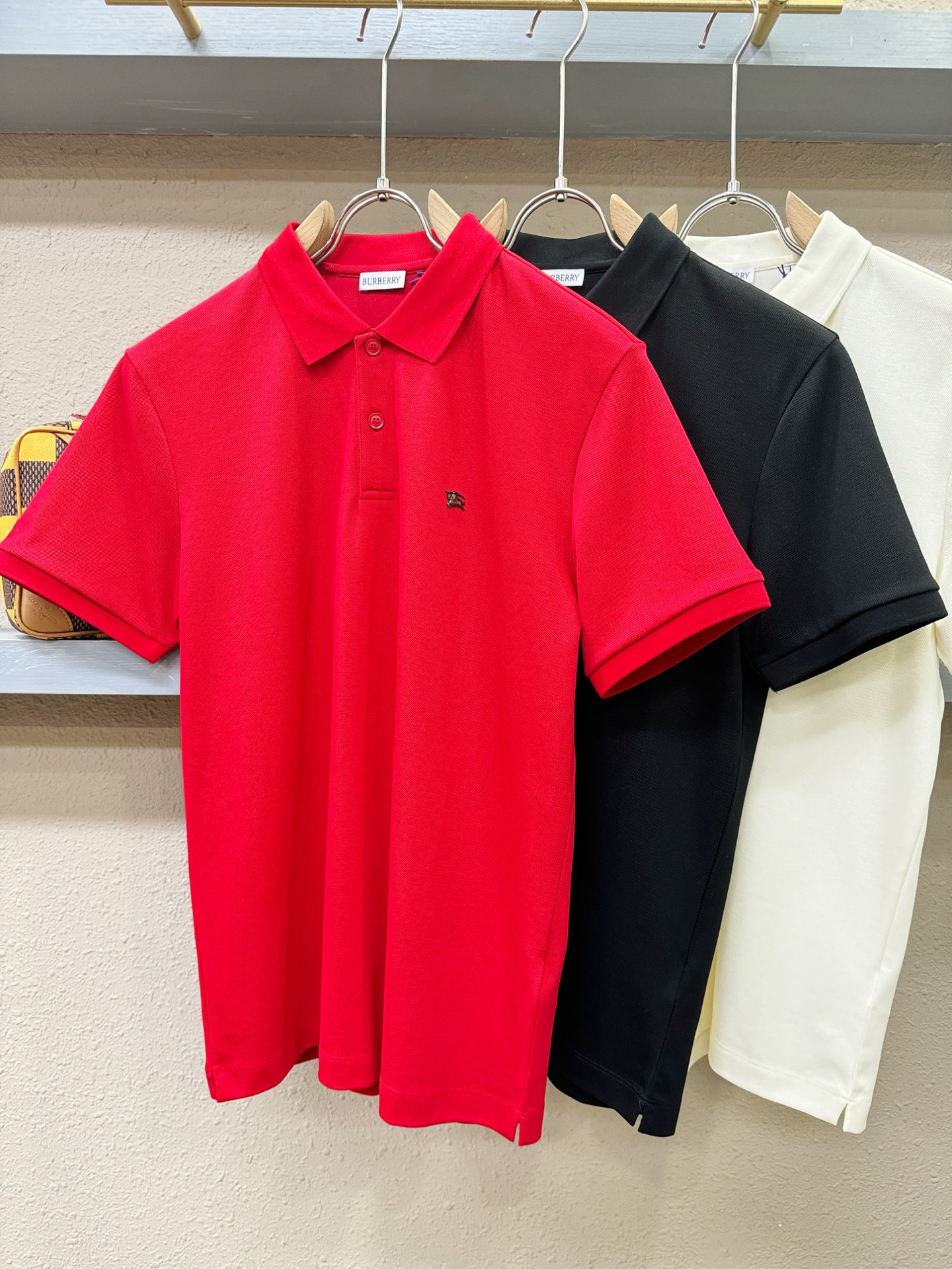 BURBERRY巴宝莉 2026官方新款 专柜同步上市 男士翻领短袖POLO衫，高端主线系列，进口珠地丝