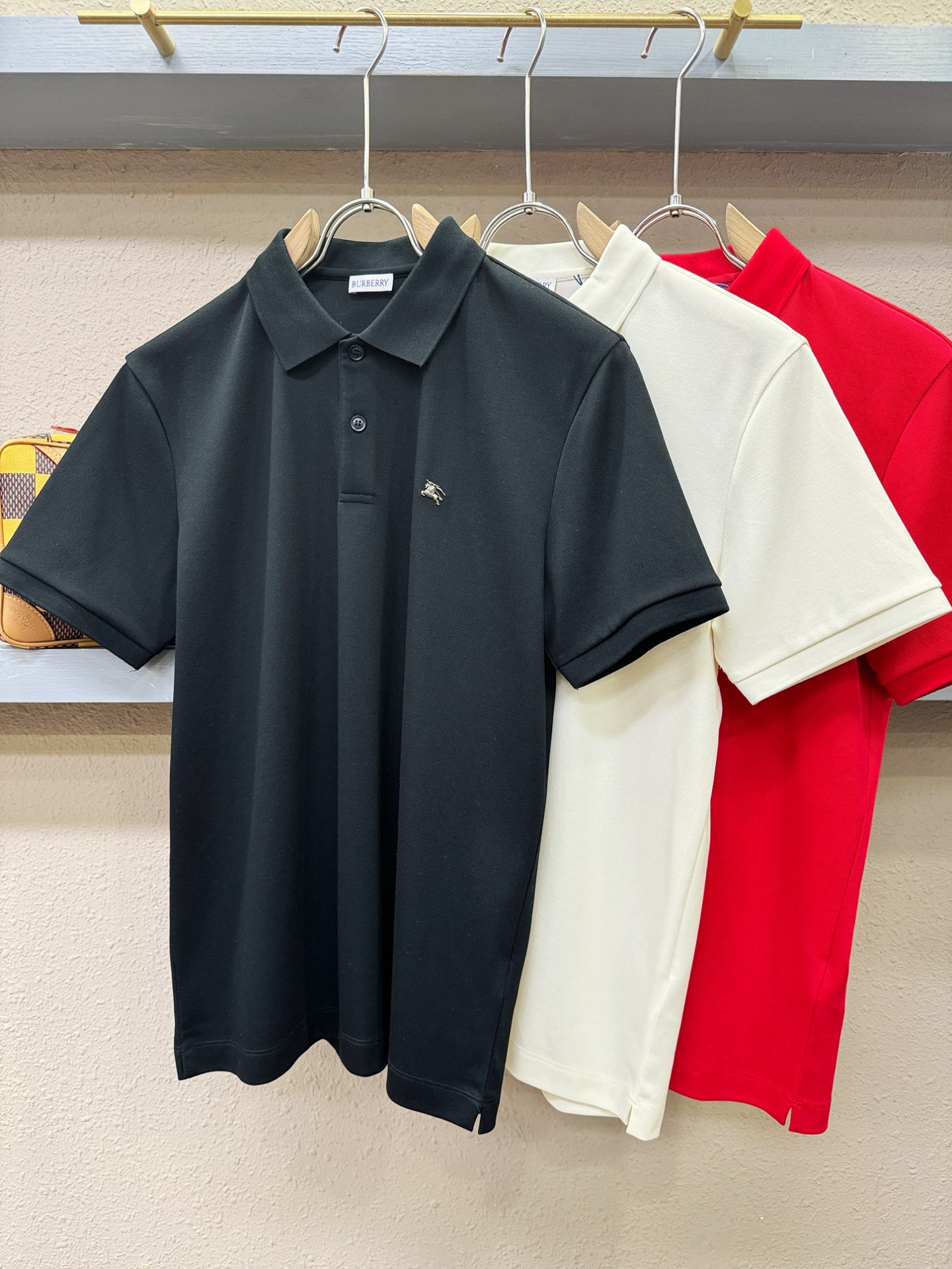 BURBERRY巴宝莉 2026官方新款 专柜同步上市 男士翻领短袖POLO衫，高端主线系列，进口珠地丝