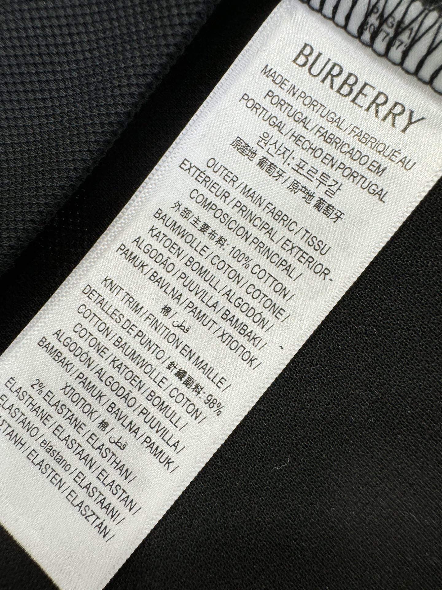 BURBERRY巴宝莉 2026官方新款 专柜同步上市 男士翻领短袖POLO衫，高端主线系列，进口珠地丝