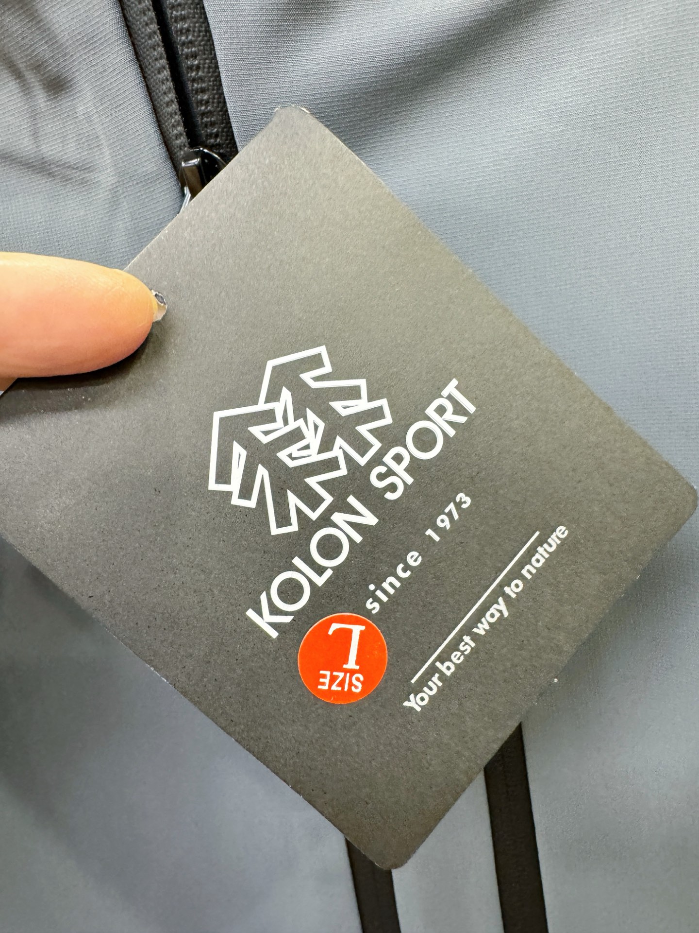 KOLON SPORT 2026新款防水向导级冲锋衣机能风拉链夹克，防风防水冲锋衣，级别高分子材料透气复