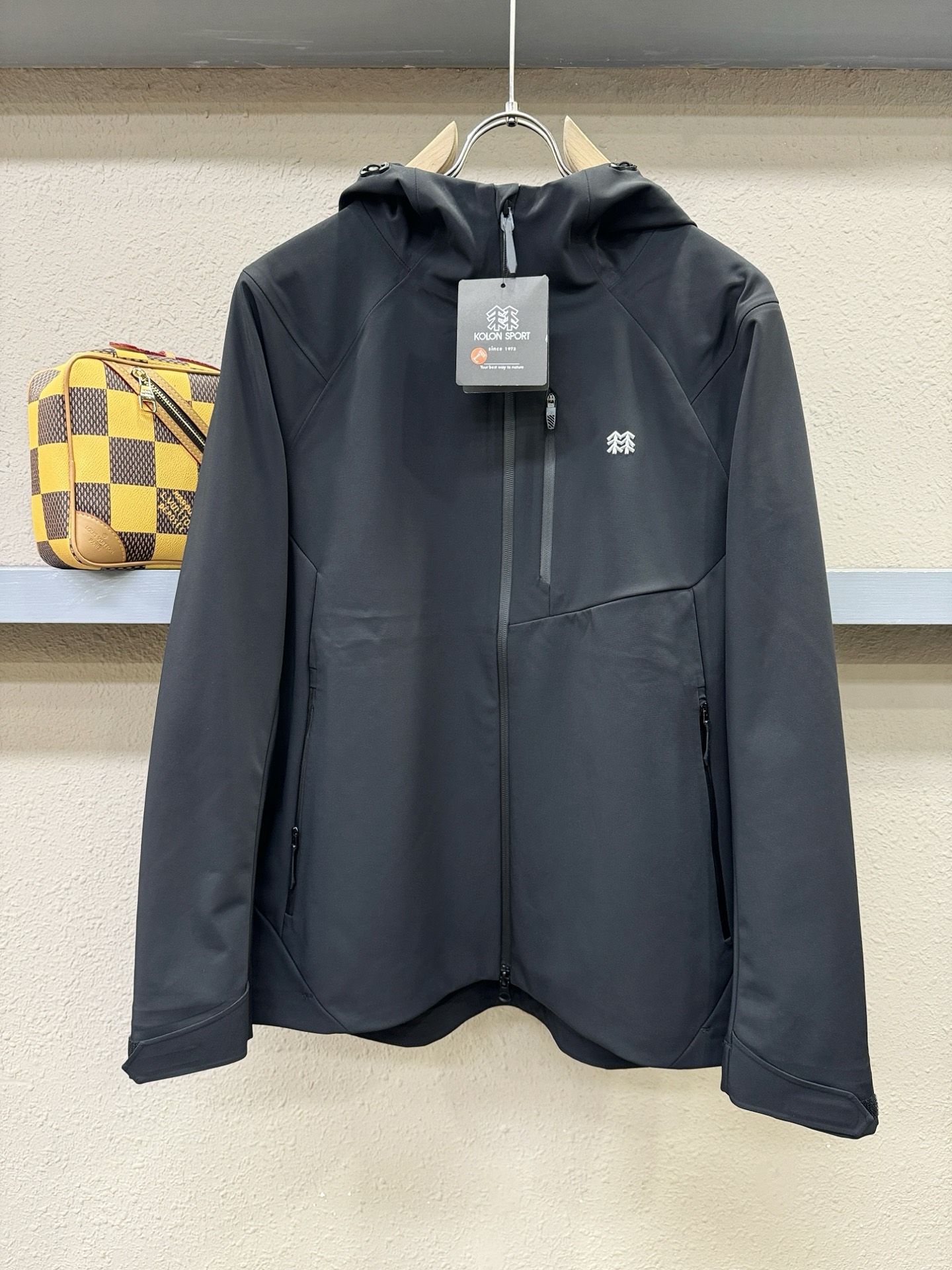 KOLON SPORT 2026新款防水向导级冲锋衣机能风拉链夹克，防风防水冲锋衣，级别高分子材料透气复