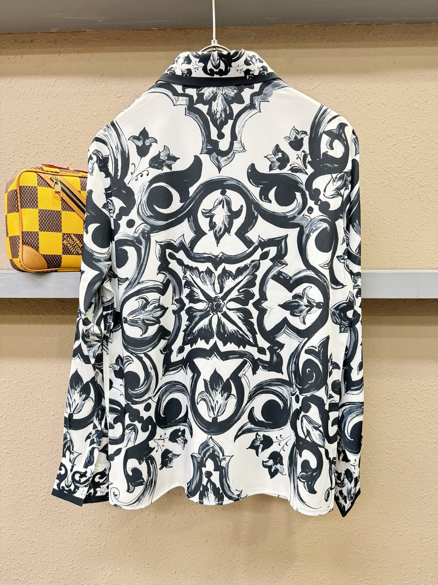 高定款(真丝面料升级 ) Versace 范思哲 最大可穿240斤，新款真丝衬衫，男女同款，定制真丝面料