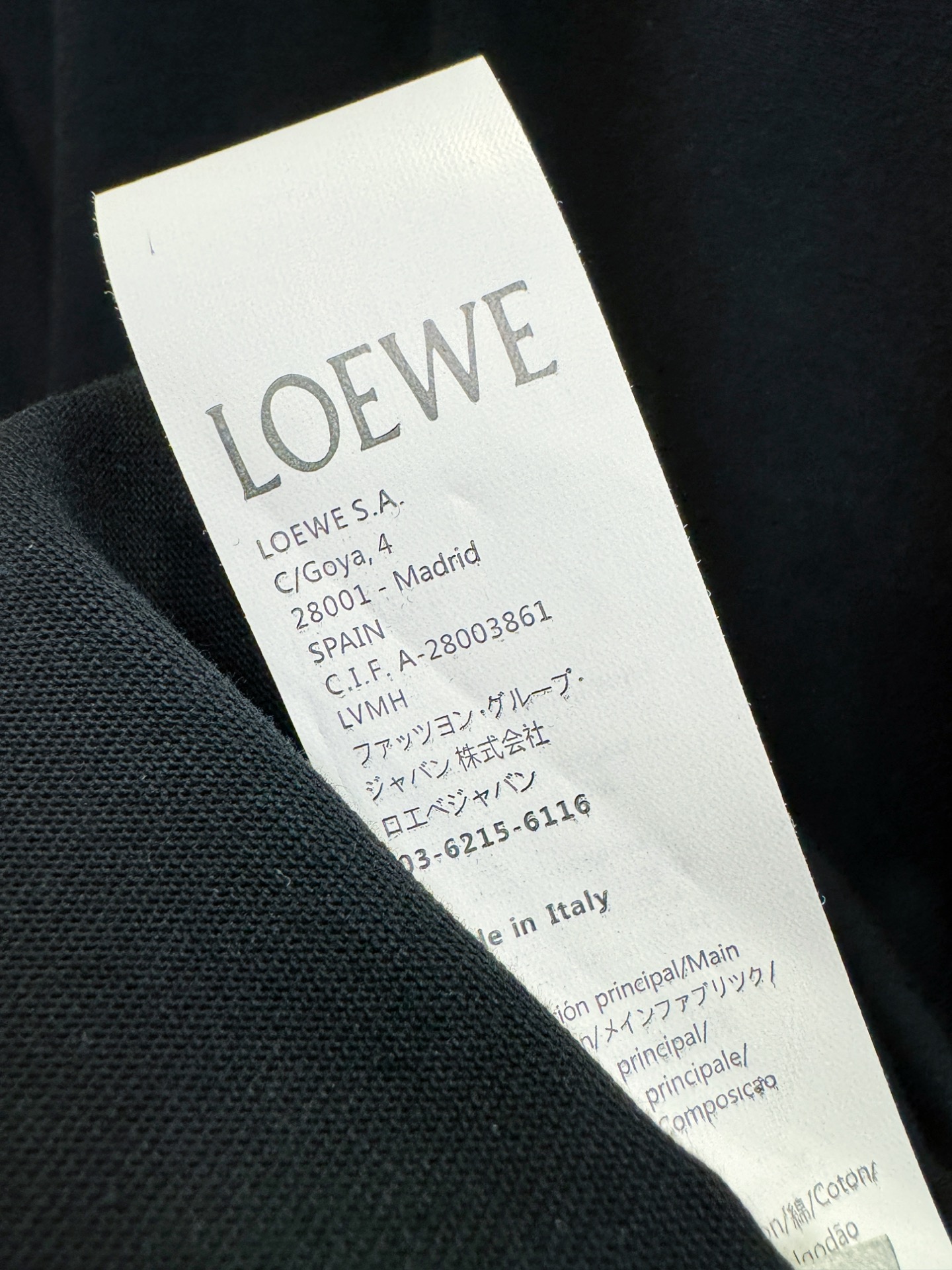 LOEWE罗意威 2026新款短袖T恤！男女同款！走秀图案时尚休闲短袖T恤衫！设计logo设计！极具设计