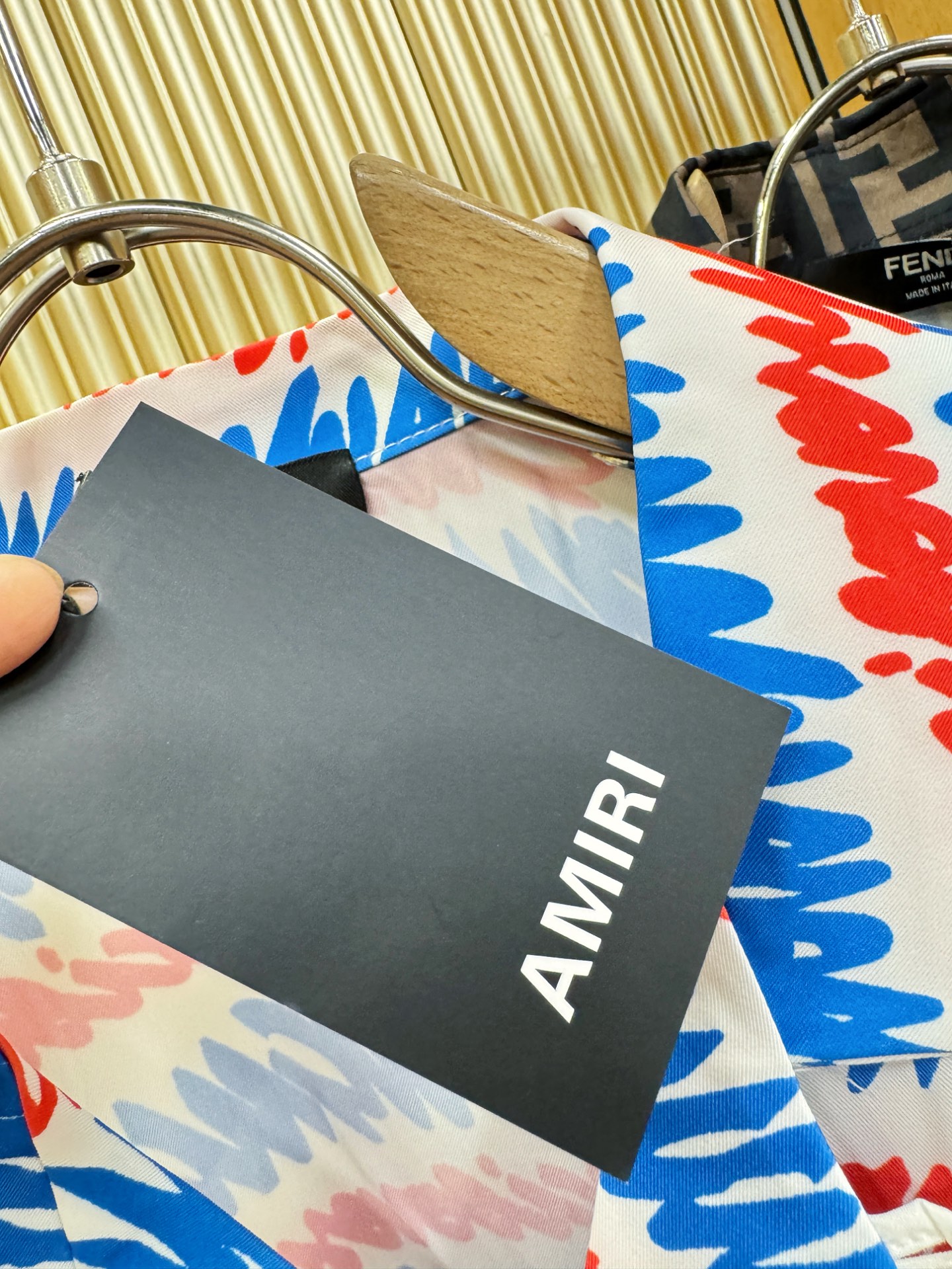 高定款(真丝面料升级 ) AMIRI最大可穿260斤，新款真丝衬衫，男女同款，定制真丝面料，不抽丝！干净