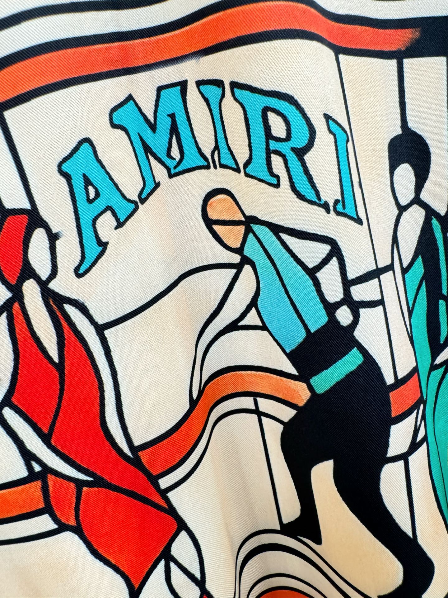 高定款(真丝面料升级 ) AMIRI最大可穿260斤，新款真丝衬衫，男女同款，定制真丝面料，不抽丝！干净