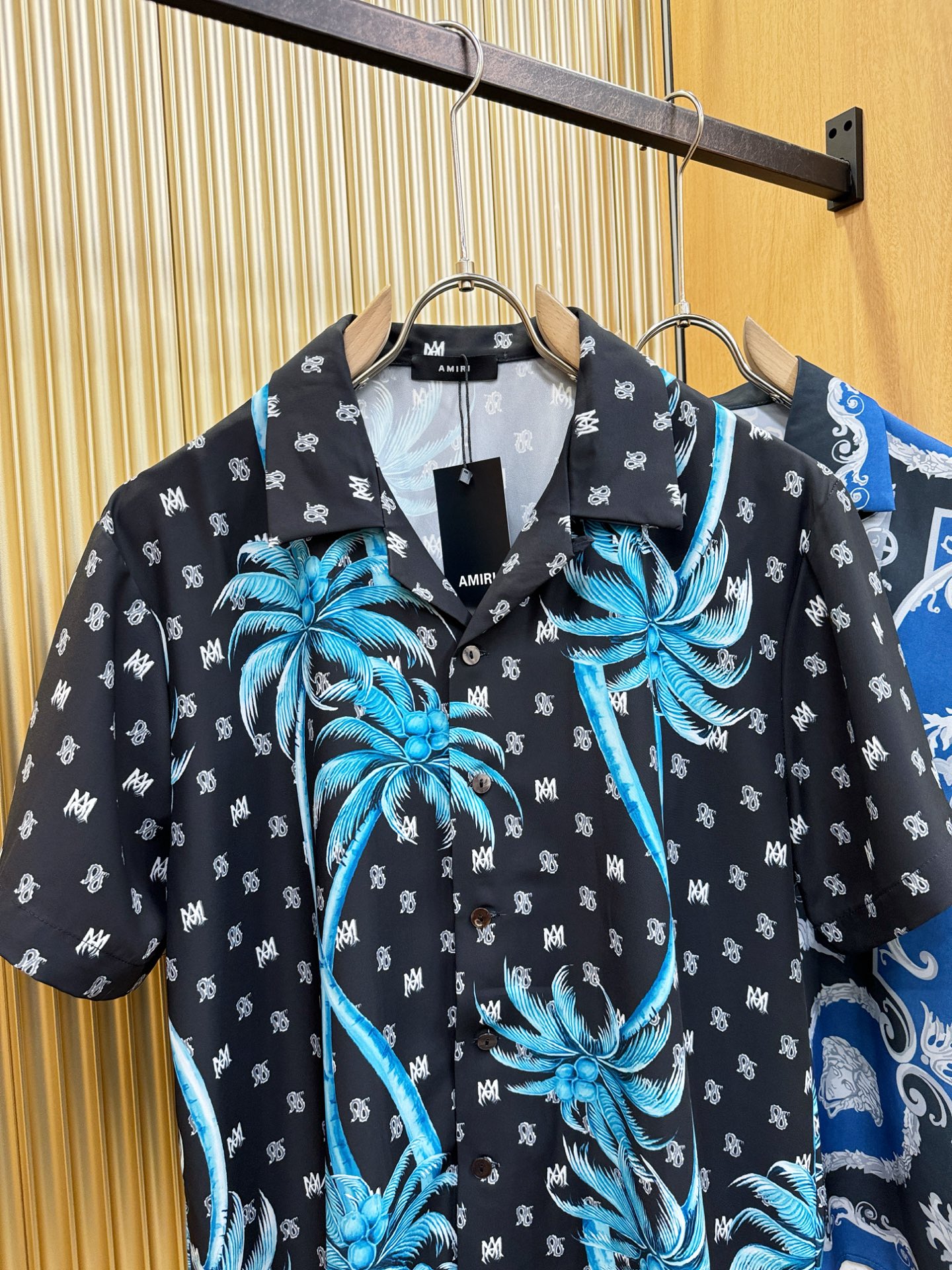 高定款(真丝面料升级 ) AMIRI最大可穿260斤，新款真丝衬衫，男女同款，定制真丝面料，不抽丝！干净