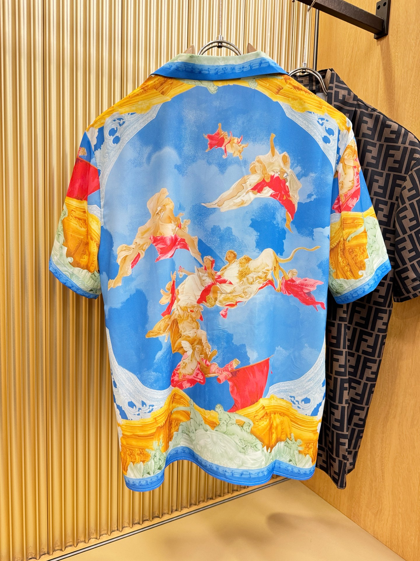 高定款(真丝面料升级 ) Versace 范思哲 最大可穿260斤，新款真丝衬衫，男女同款，定制真丝面料