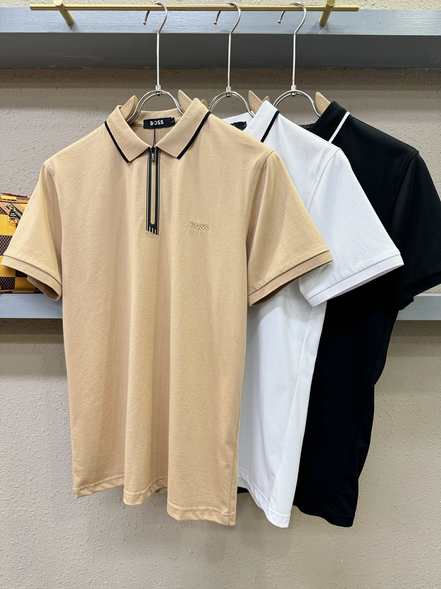 Boss 2026官方新款 专柜同步上市 男士翻领短袖POLO衫，高端主线系列，进口面料，质感一流，亲肤
