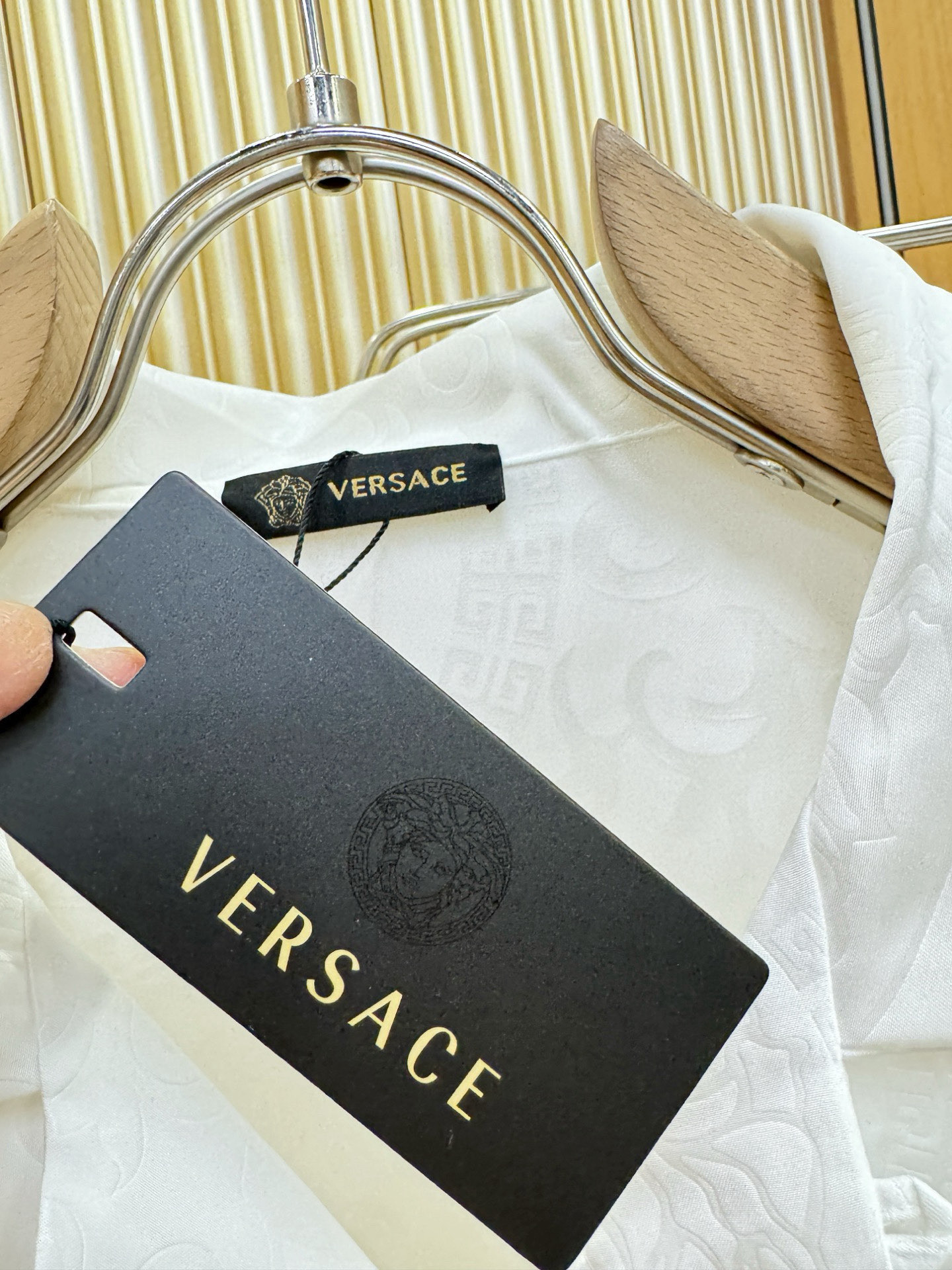 高定款(真丝面料升级 )最大可穿250斤‼️Versace 范思哲 新款真丝套装，男女同款家居服套装，定