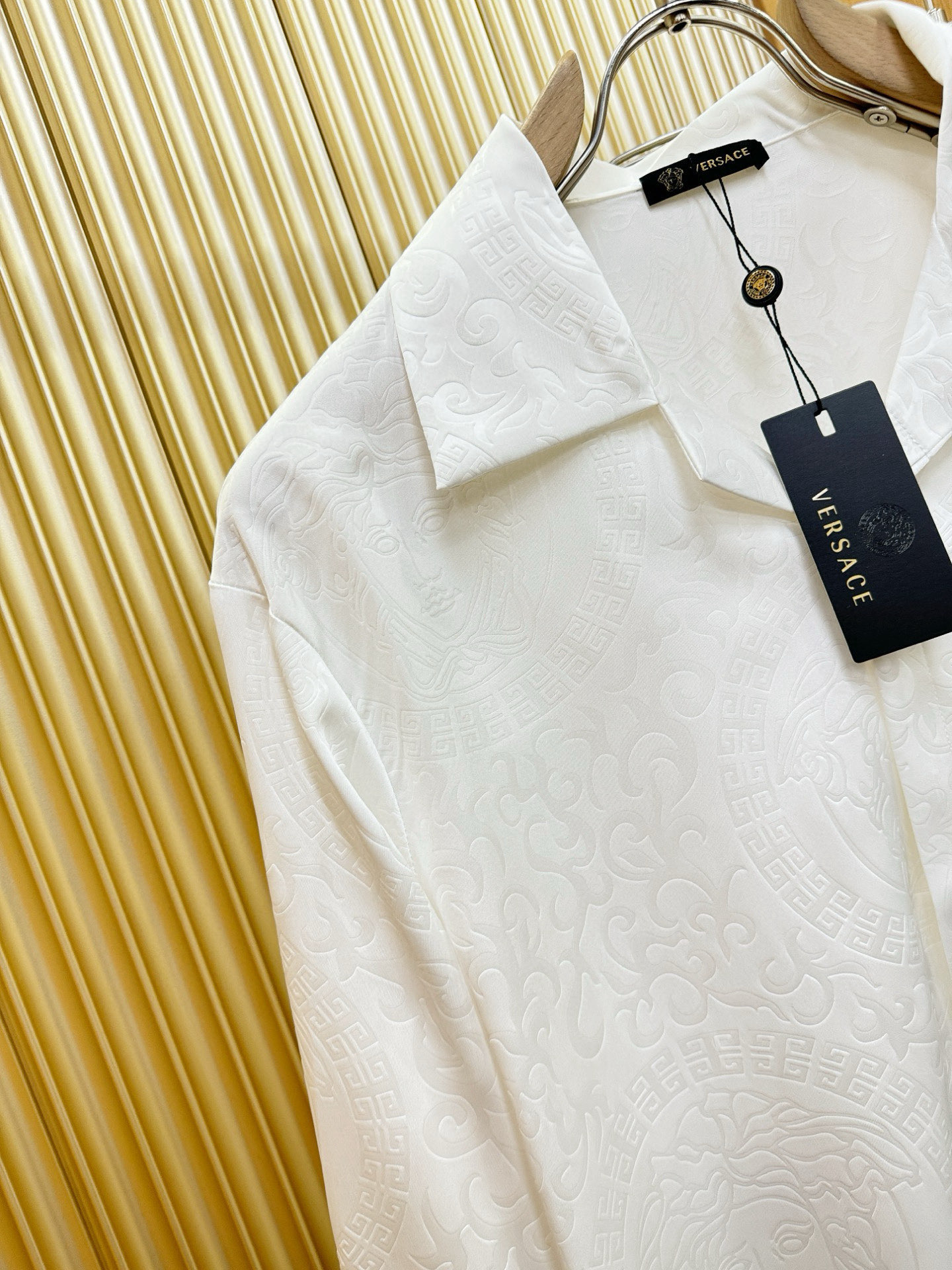 高定款(真丝面料升级 )最大可穿250斤‼️Versace 范思哲 新款真丝套装，男女同款家居服套装，定