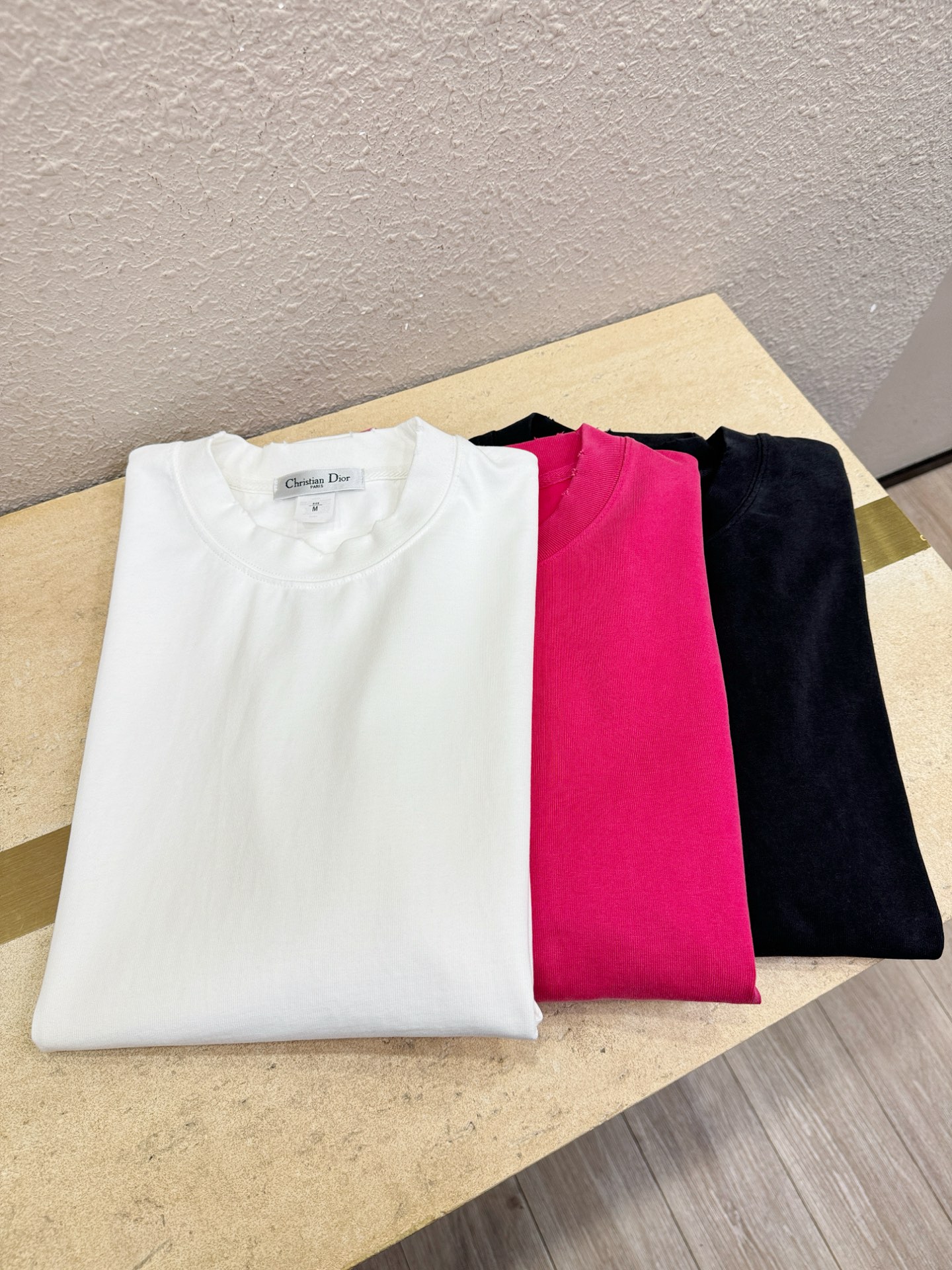 最大可穿240斤 Dior迪奥 2026新款短袖T恤！走秀图案时尚休闲短袖T恤衫！设计logo设计！45