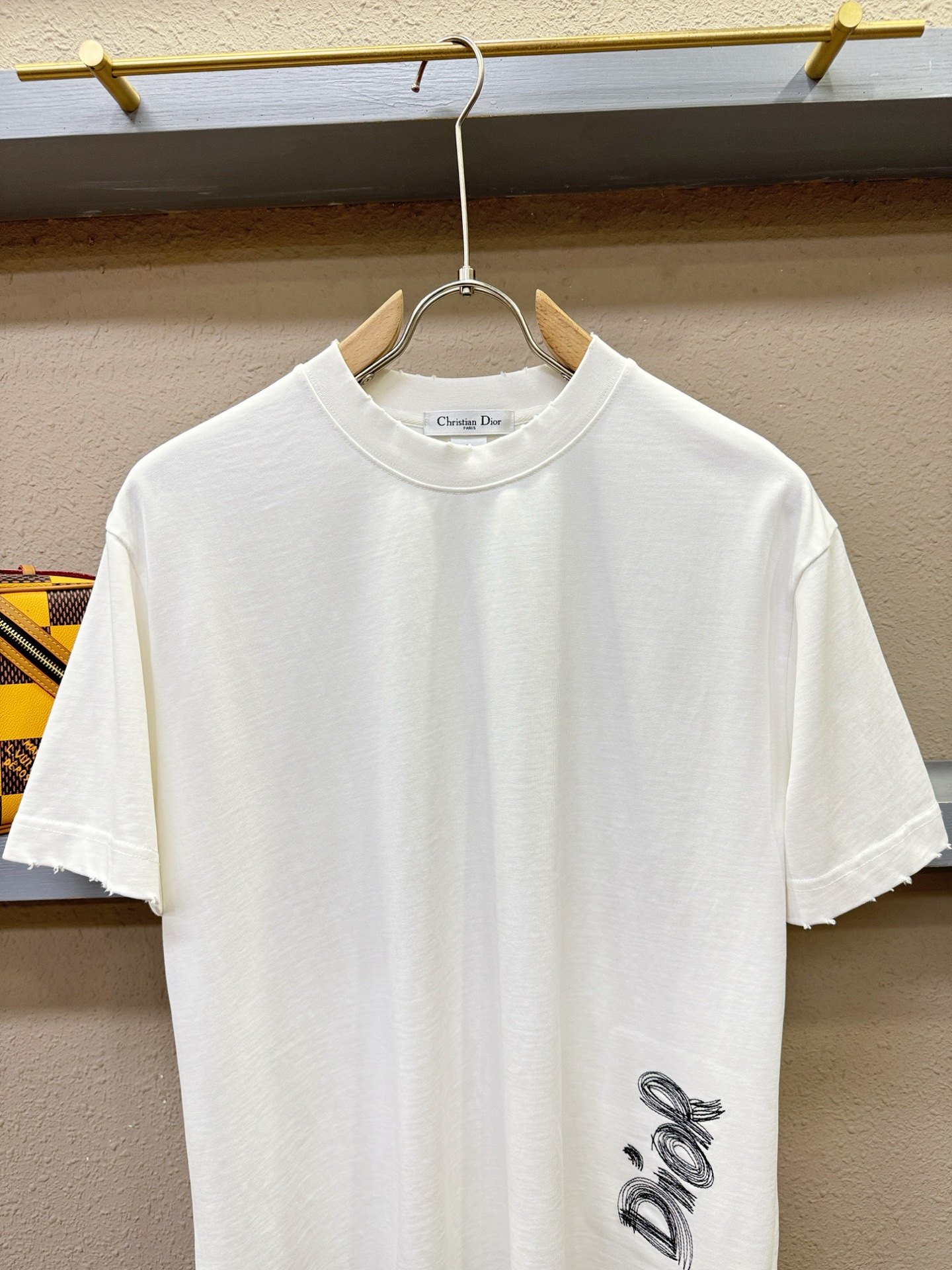 最大可穿240斤 Dior迪奥 2026新款短袖T恤！走秀图案时尚休闲短袖T恤衫！设计logo设计！45
