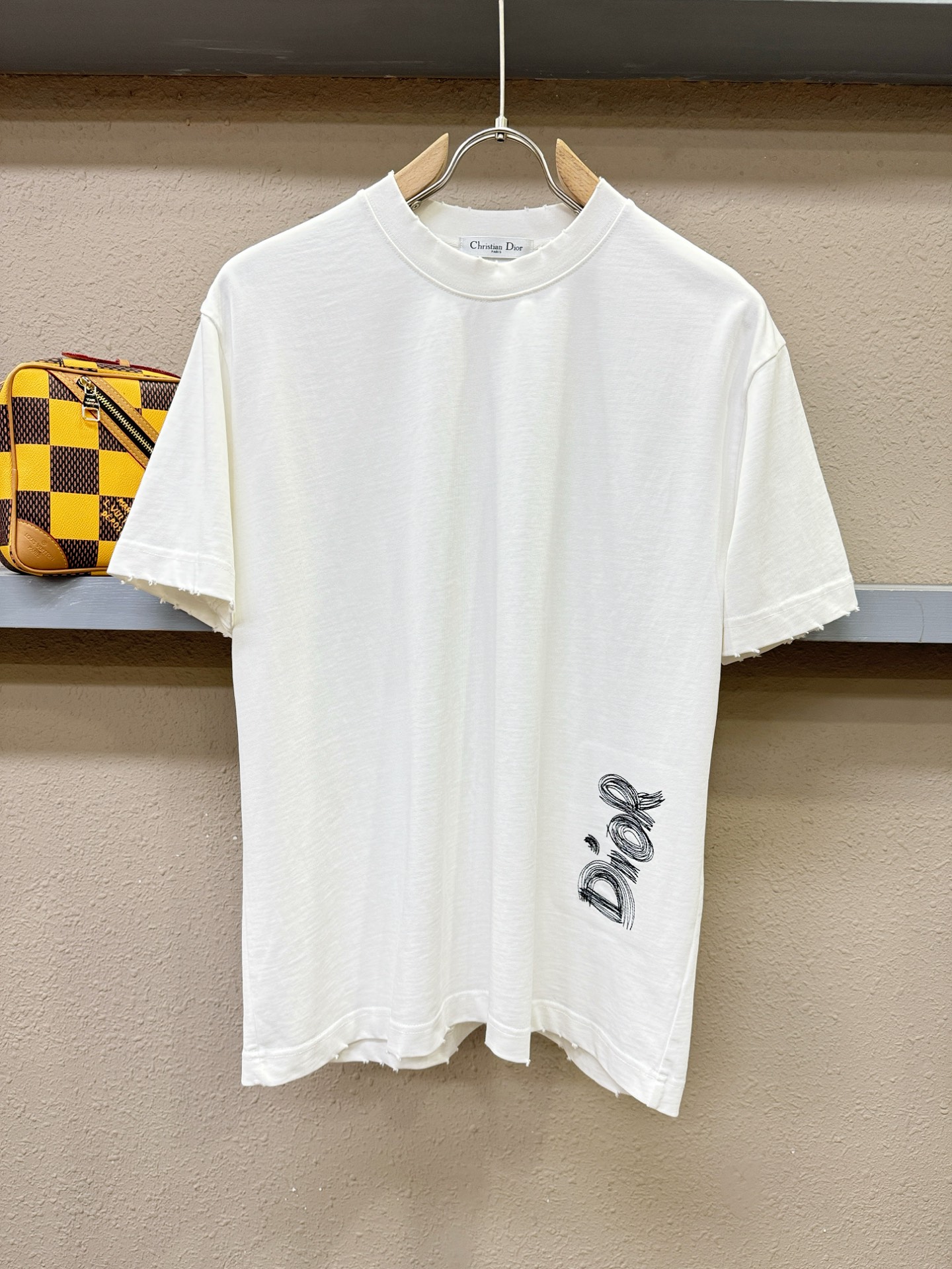 最大可穿240斤 Dior迪奥 2026新款短袖T恤！走秀图案时尚休闲短袖T恤衫！设计logo设计！45