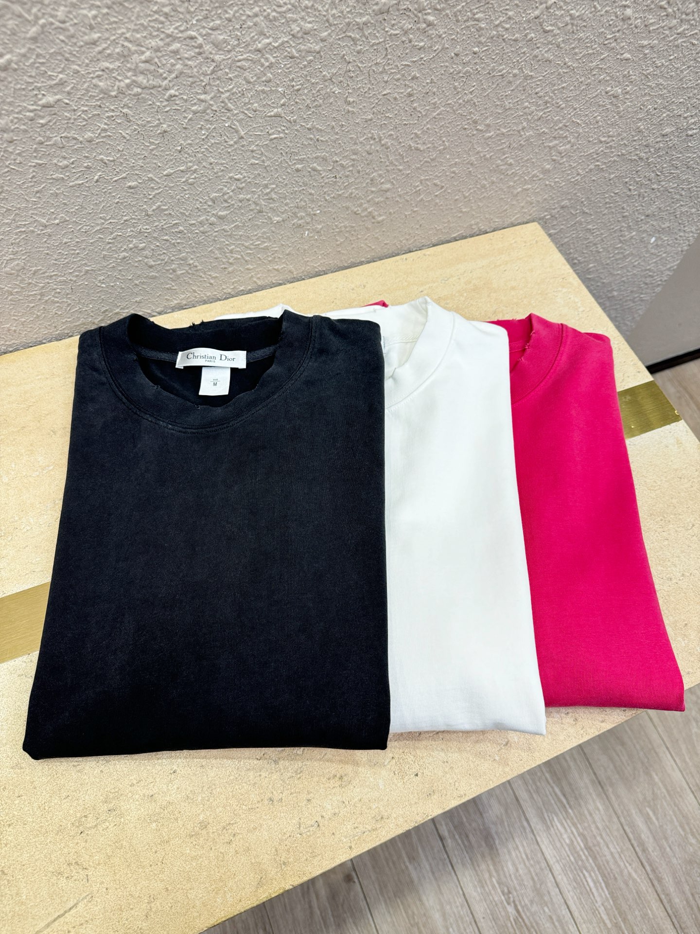 最大可穿240斤 Dior迪奥 2026新款短袖T恤！走秀图案时尚休闲短袖T恤衫！设计logo设计！45