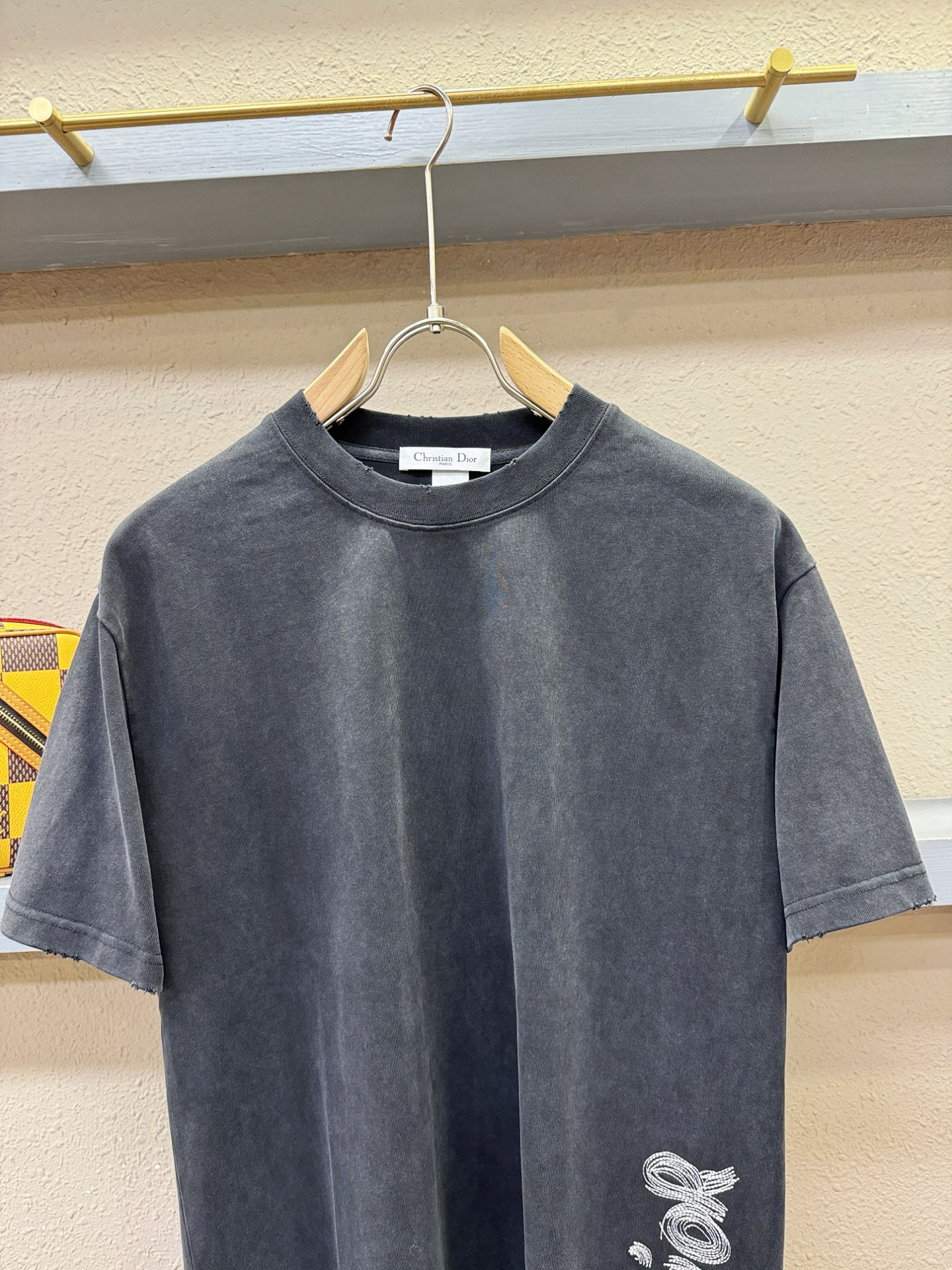 最大可穿240斤 Dior迪奥 2026新款短袖T恤！走秀图案时尚休闲短袖T恤衫！设计logo设计！45