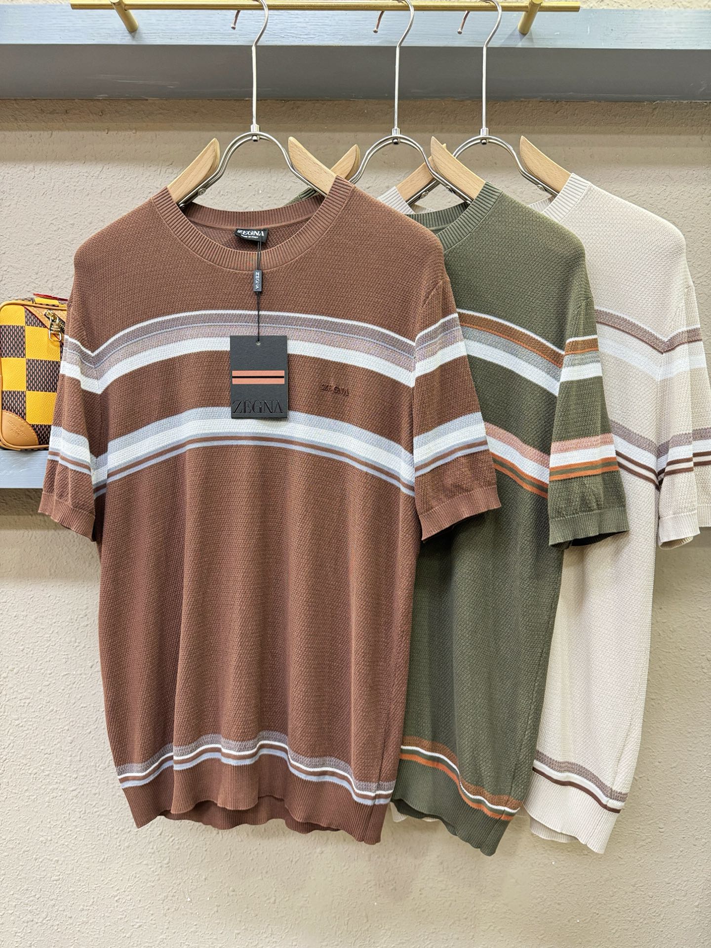 Ermenegildo zeg*a杰*亚 2026春夏新品针织短袖，进口针织面料，手感柔软。顶级进口私货