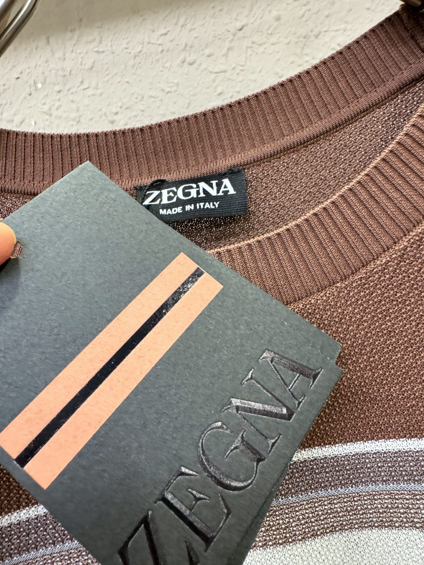 Ermenegildo zeg*a杰*亚 2026春夏新品针织短袖，进口针织面料，手感柔软。顶级进口私货