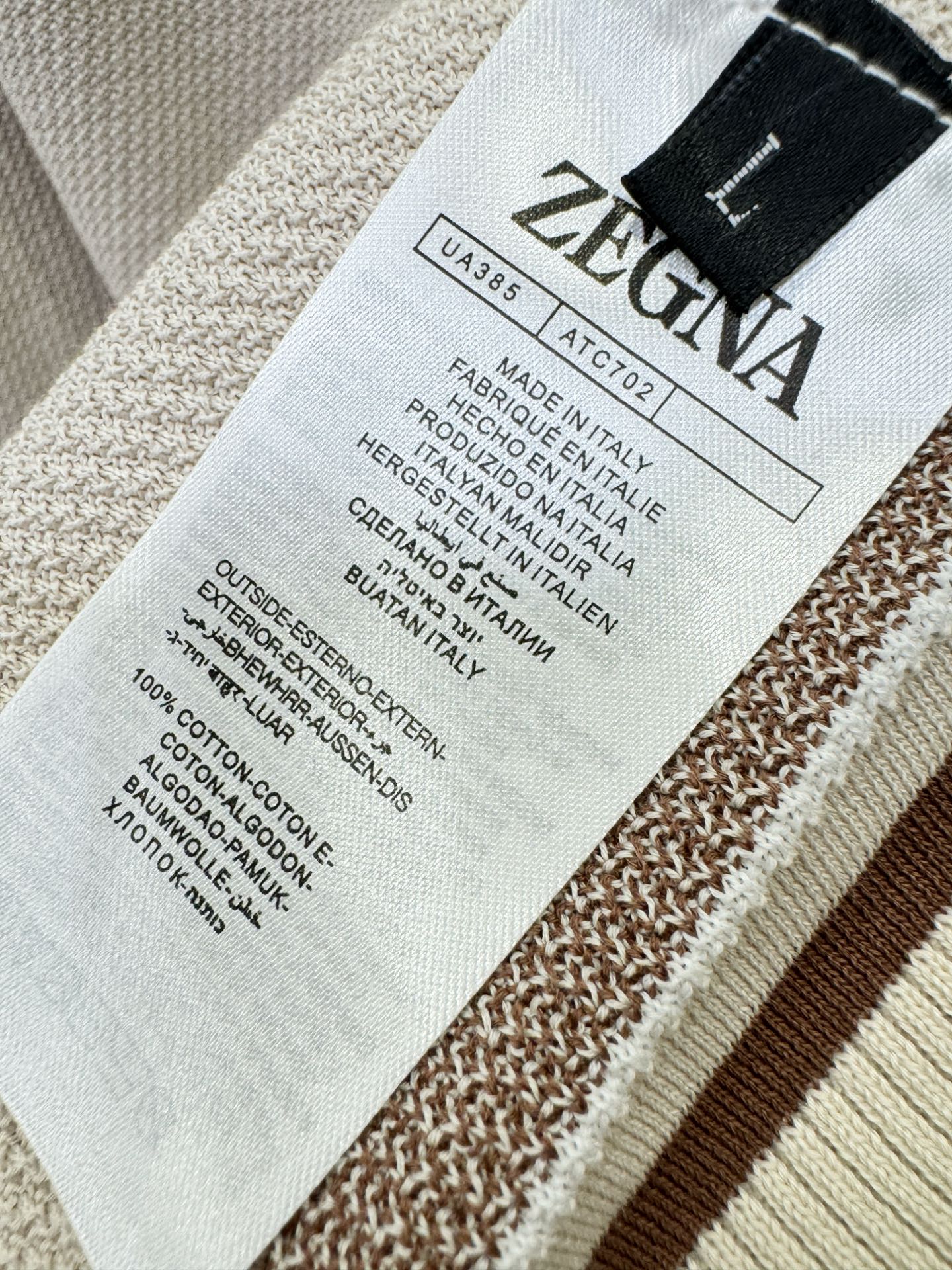 Ermenegildo zeg*a杰*亚 2026春夏新品针织短袖，进口针织面料，手感柔软。顶级进口私货