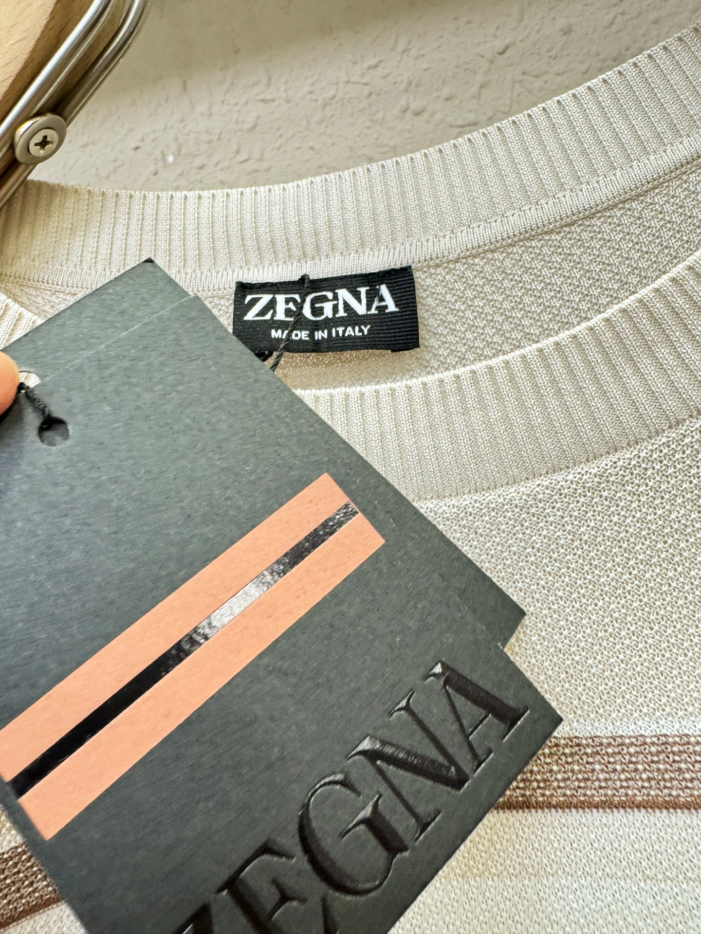 Ermenegildo zeg*a杰*亚 2026春夏新品针织短袖，进口针织面料，手感柔软。顶级进口私货