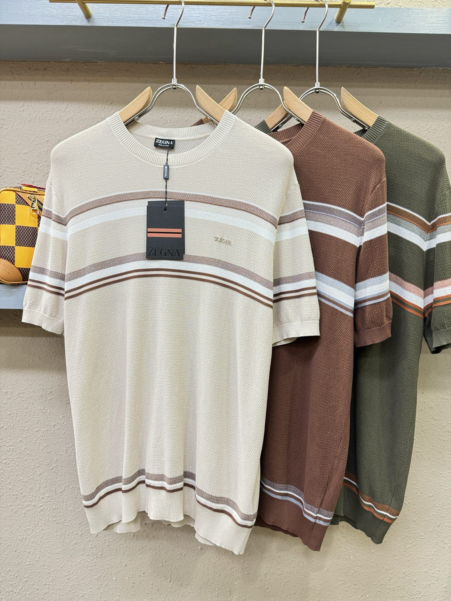 Ermenegildo zeg*a杰*亚 2026春夏新品针织短袖，进口针织面料，手感柔软。顶级进口私货