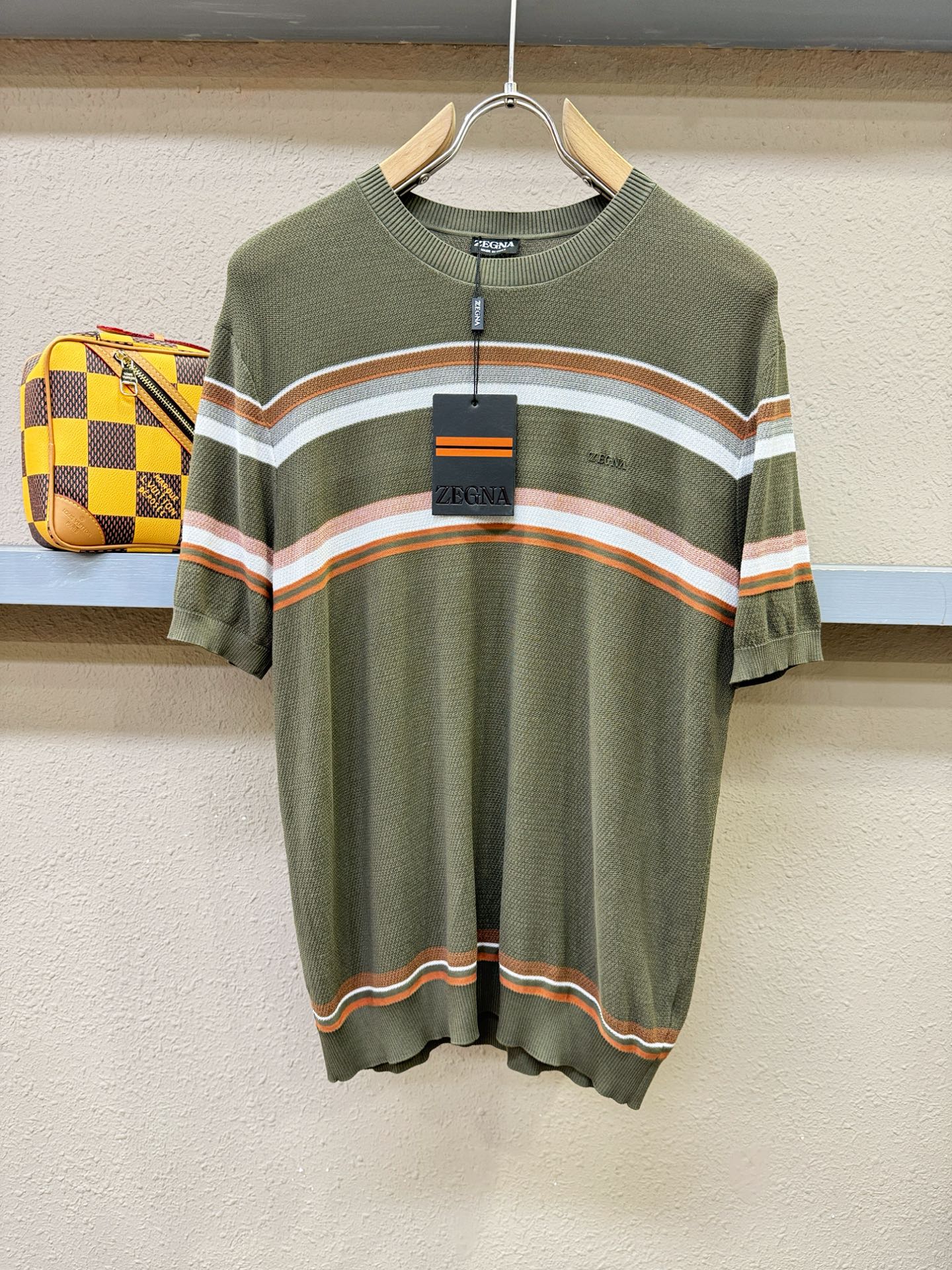 Ermenegildo zeg*a杰*亚 2026春夏新品针织短袖，进口针织面料，手感柔软。顶级进口私货