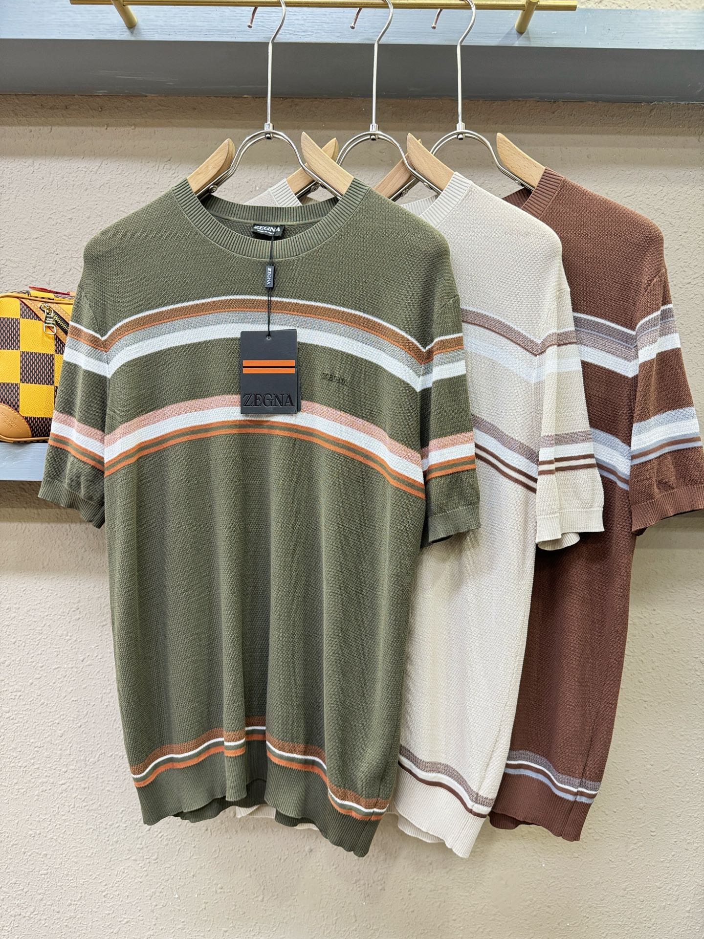 Ermenegildo zeg*a杰*亚 2026春夏新品针织短袖，进口针织面料，手感柔软。顶级进口私货