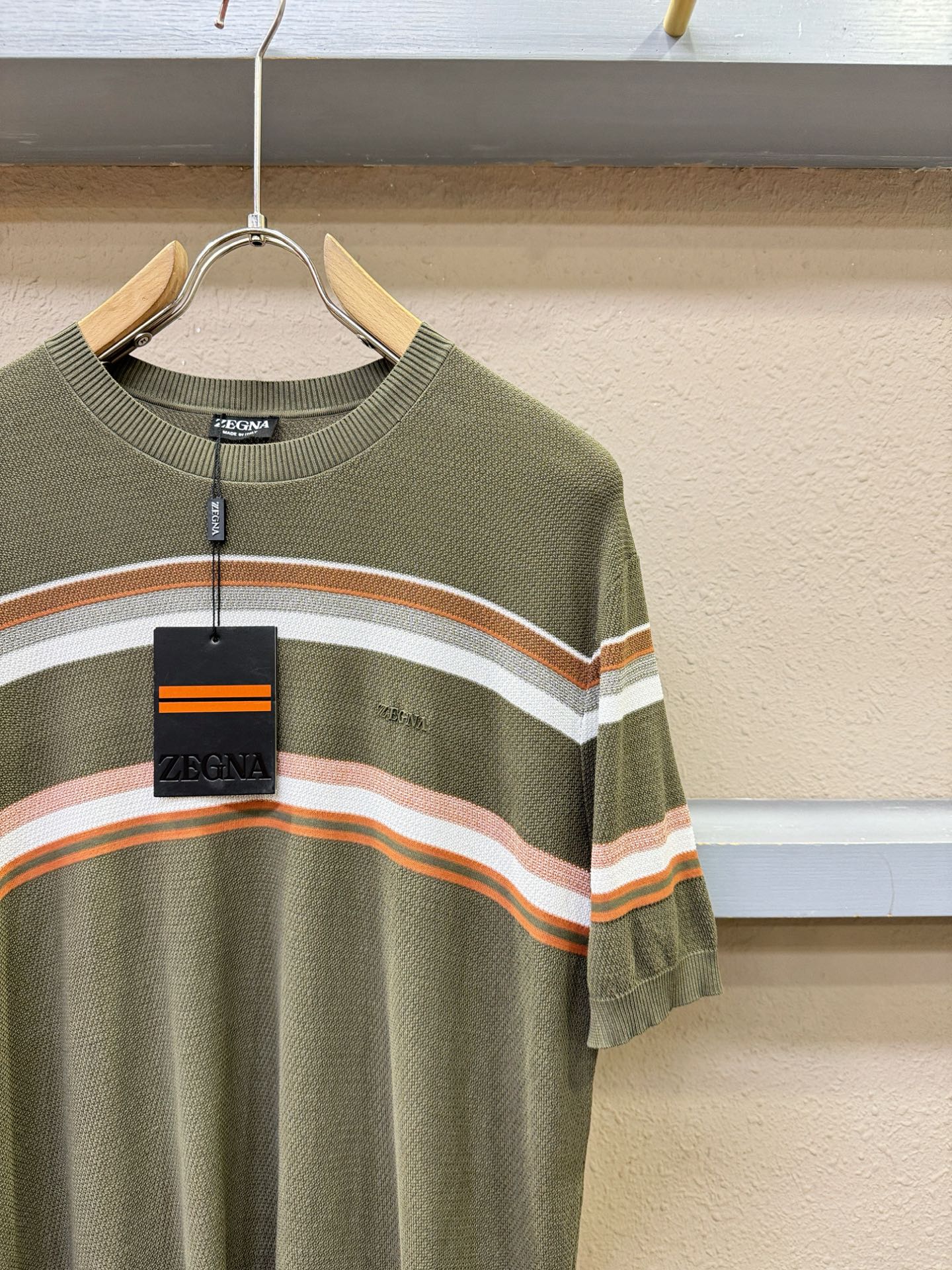 Ermenegildo zeg*a杰*亚 2026春夏新品针织短袖，进口针织面料，手感柔软。顶级进口私货