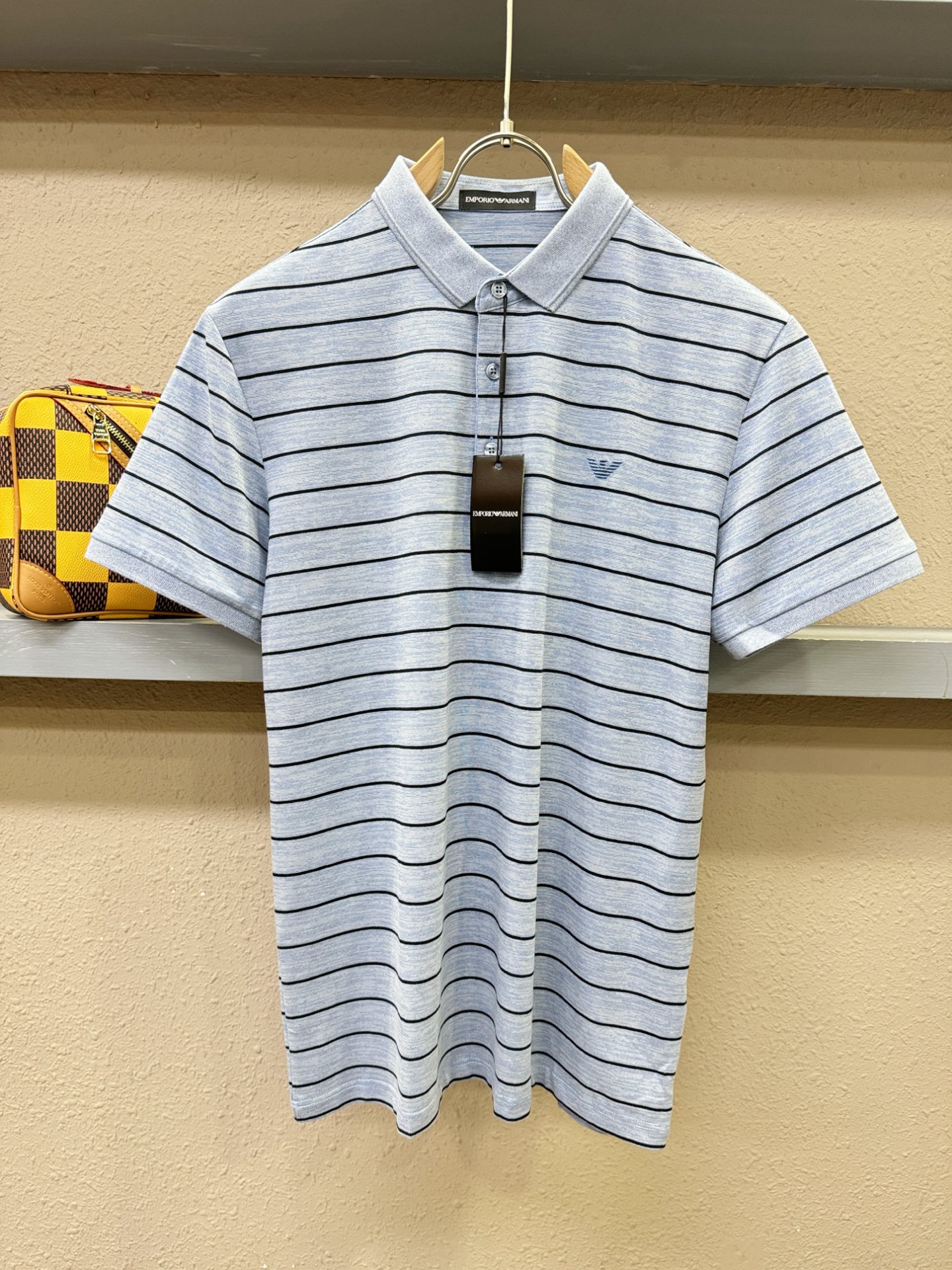 Armani 阿玛尼 2026官方新款 专柜同步上市 男士翻领短袖POLO衫，高端主线系列，进口面料，质