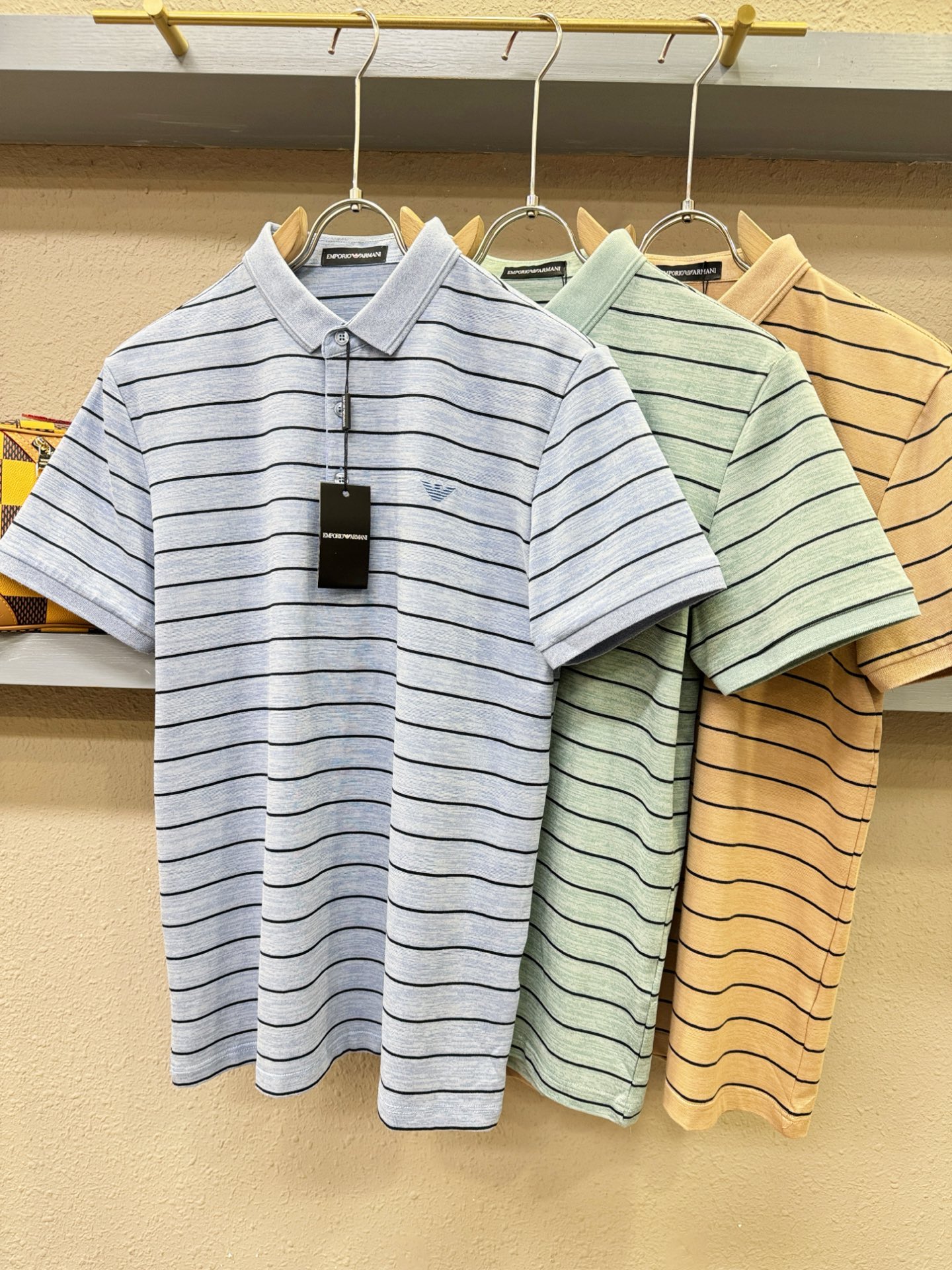 Armani 阿玛尼 2026官方新款 专柜同步上市 男士翻领短袖POLO衫，高端主线系列，进口面料，质