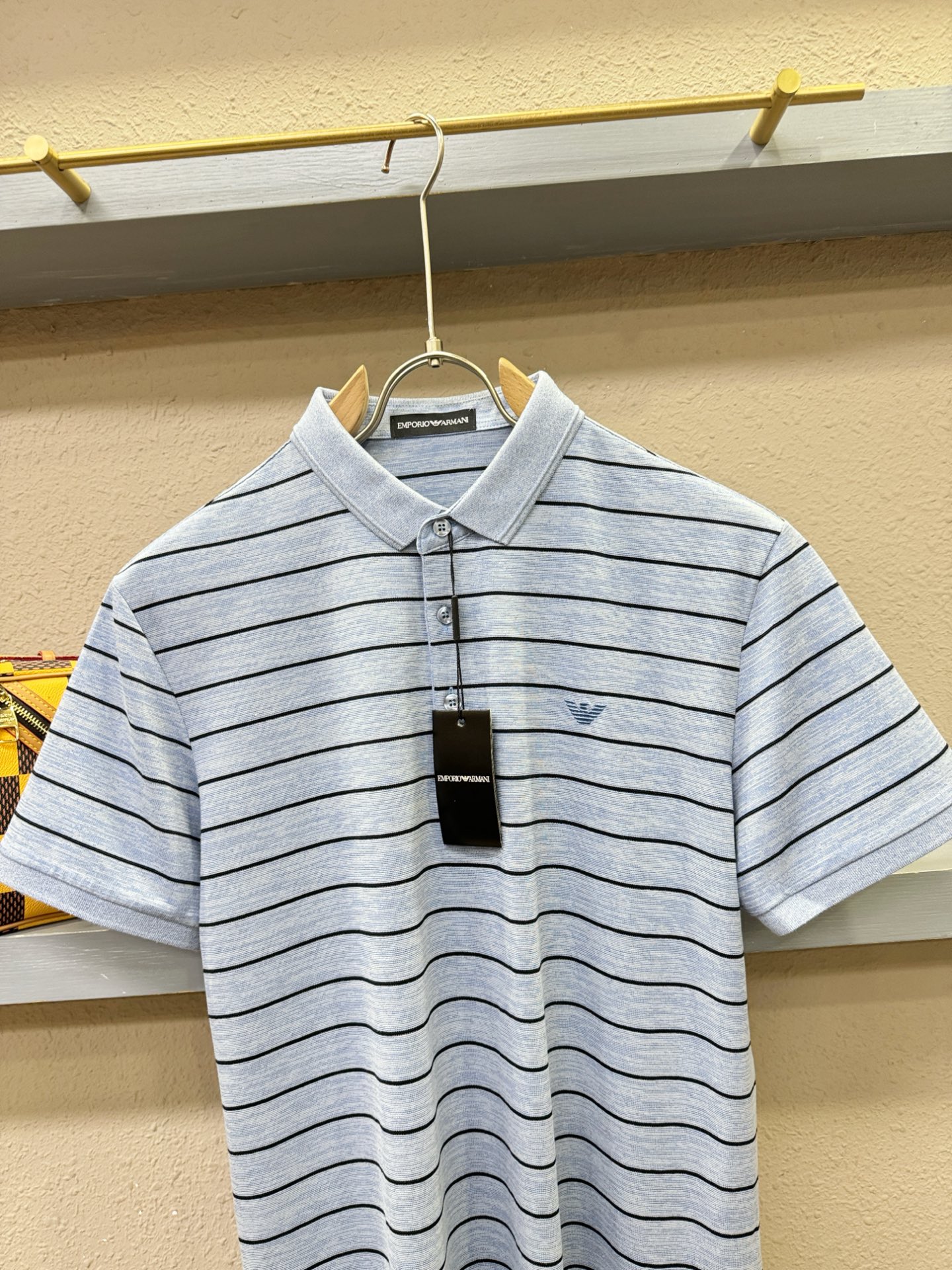 Armani 阿玛尼 2026官方新款 专柜同步上市 男士翻领短袖POLO衫，高端主线系列，进口面料，质