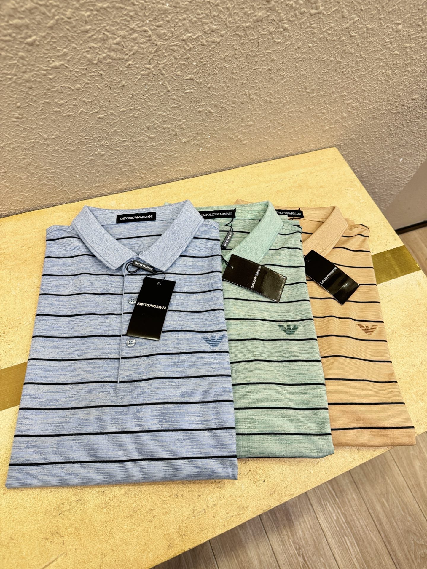 Armani 阿玛尼 2026官方新款 专柜同步上市 男士翻领短袖POLO衫，高端主线系列，进口面料，质