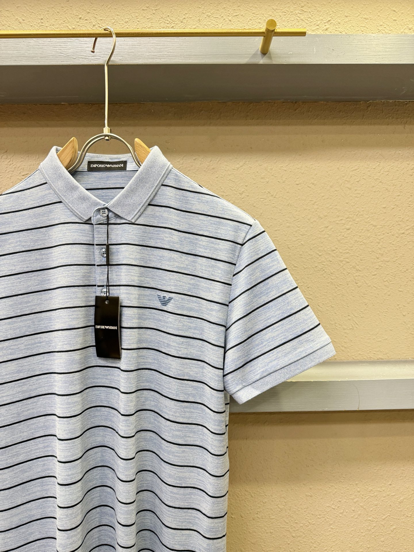 Armani 阿玛尼 2026官方新款 专柜同步上市 男士翻领短袖POLO衫，高端主线系列，进口面料，质