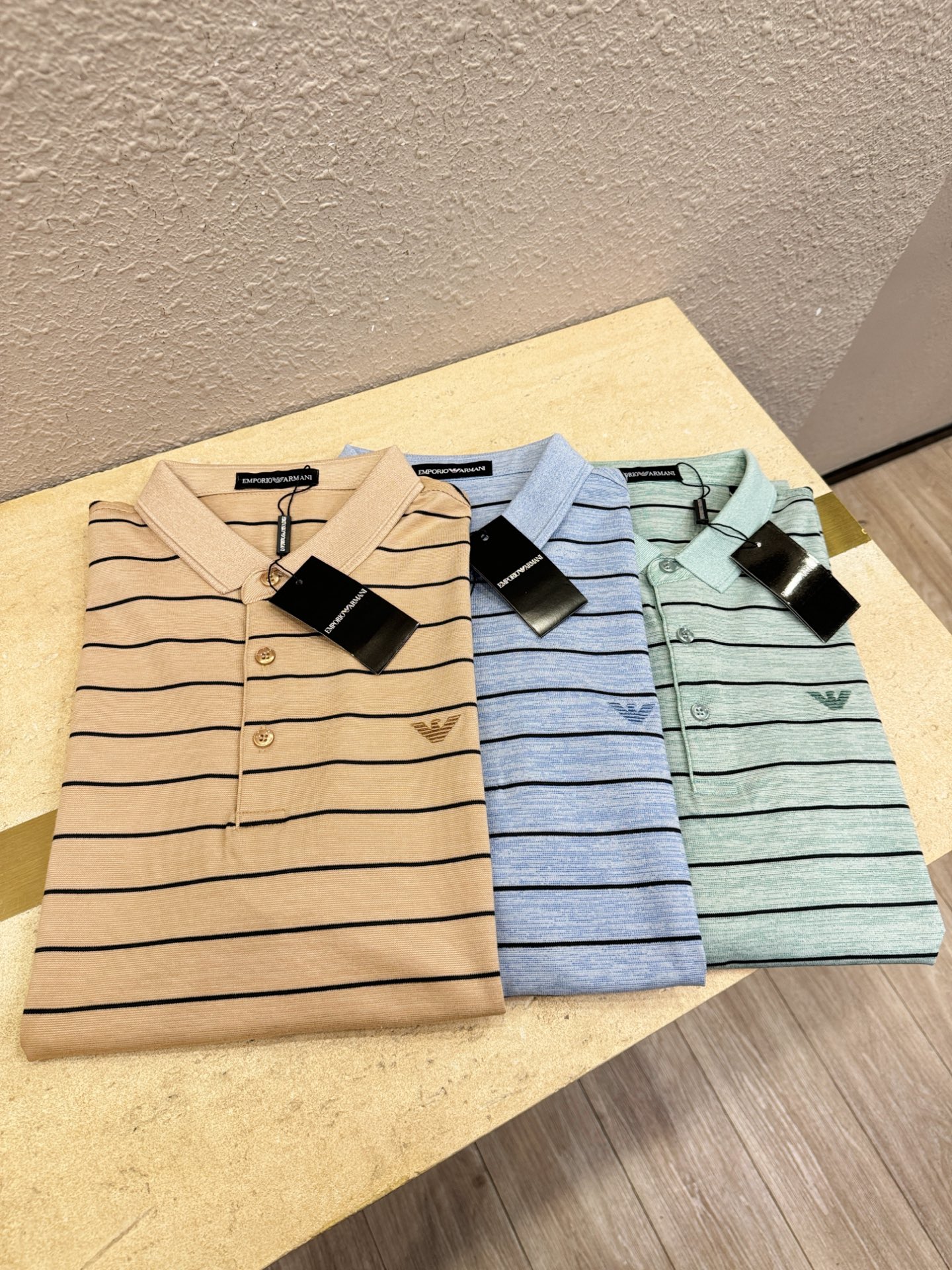 Armani 阿玛尼 2026官方新款 专柜同步上市 男士翻领短袖POLO衫，高端主线系列，进口面料，质